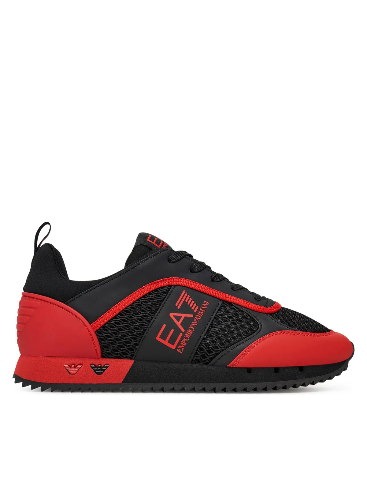 Emporio Armani Ea7 Sapatilhas Sneakers Shoes 7x000334 Af18610 Black Red Preto Vermelho_shot1