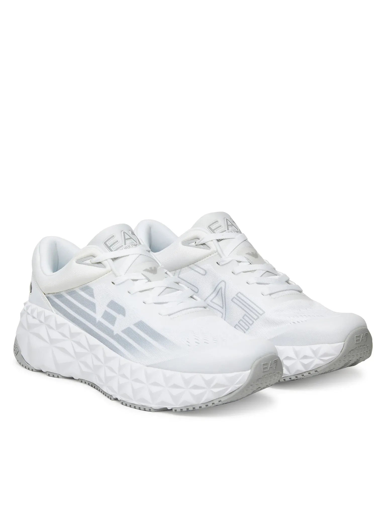 Emporio Armani Ea7 Sapatilhas Sneakers Shoes X8x239 Xk432 White Grey Branco Cinza_shot2