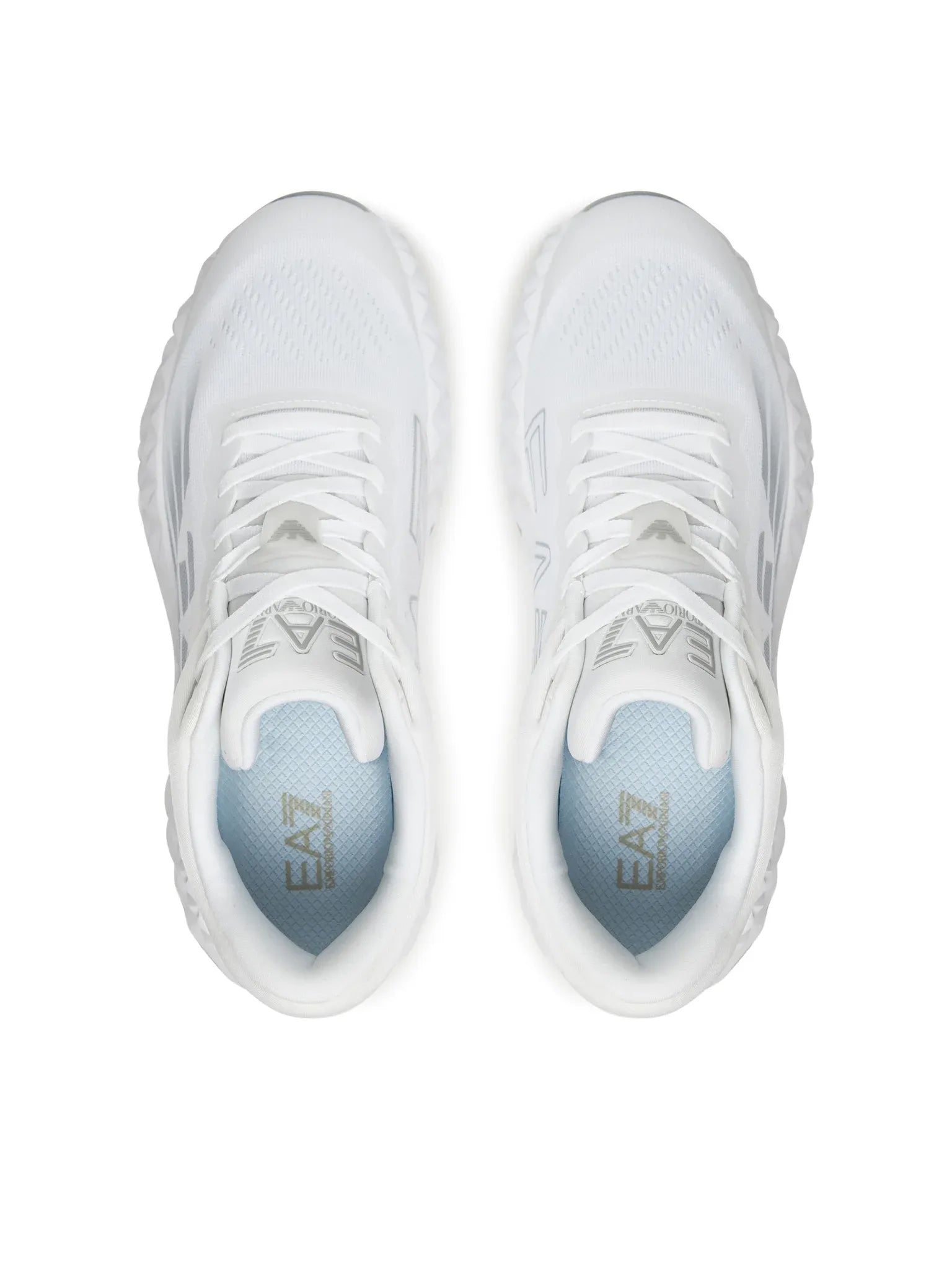 Emporio Armani Ea7 Sapatilhas Sneakers Shoes X8x239 Xk432 White Grey Branco Cinza_shot5