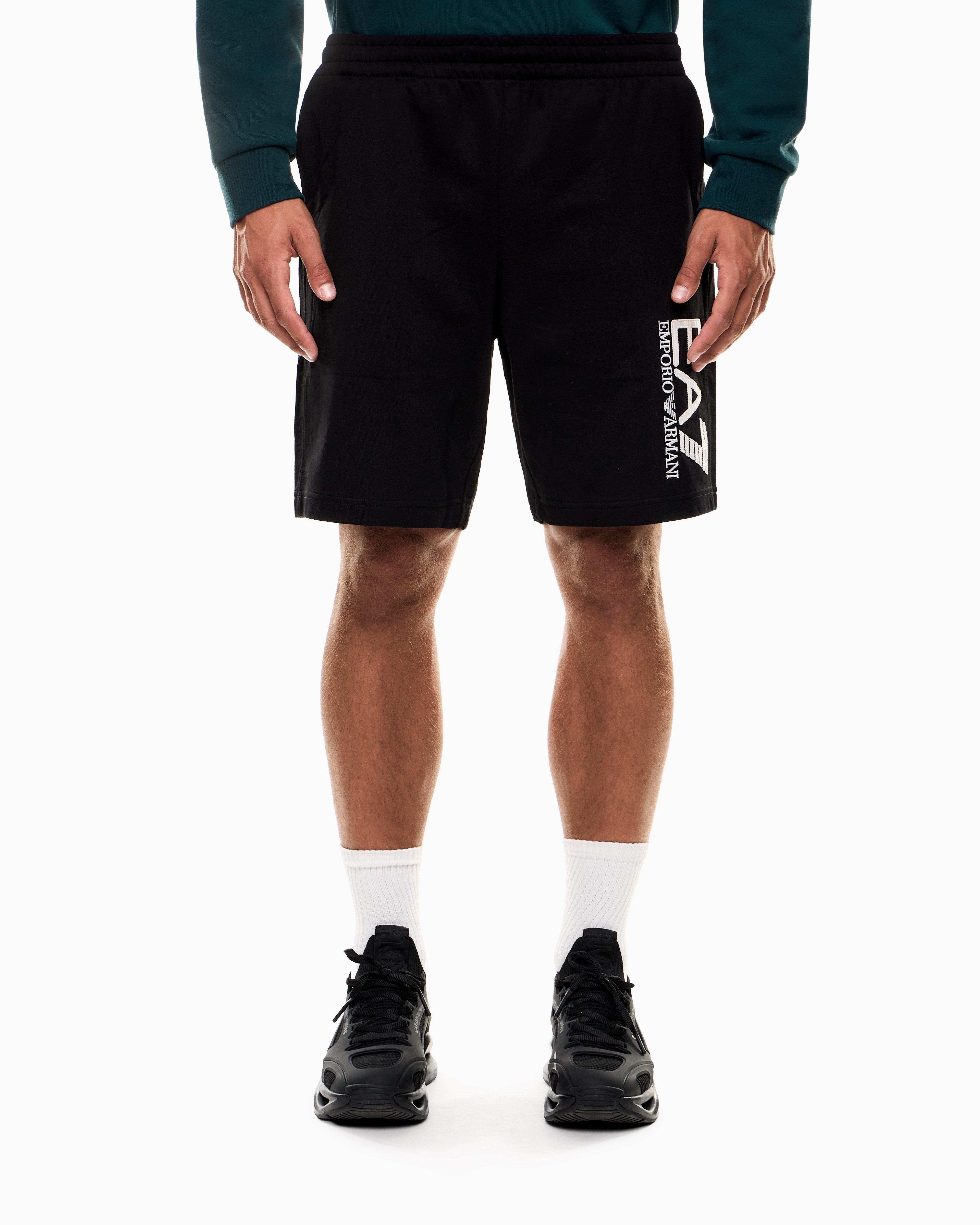 Emporio Armani Ea7 Short Training 7m000905 Af13512 Black Preto_shot2