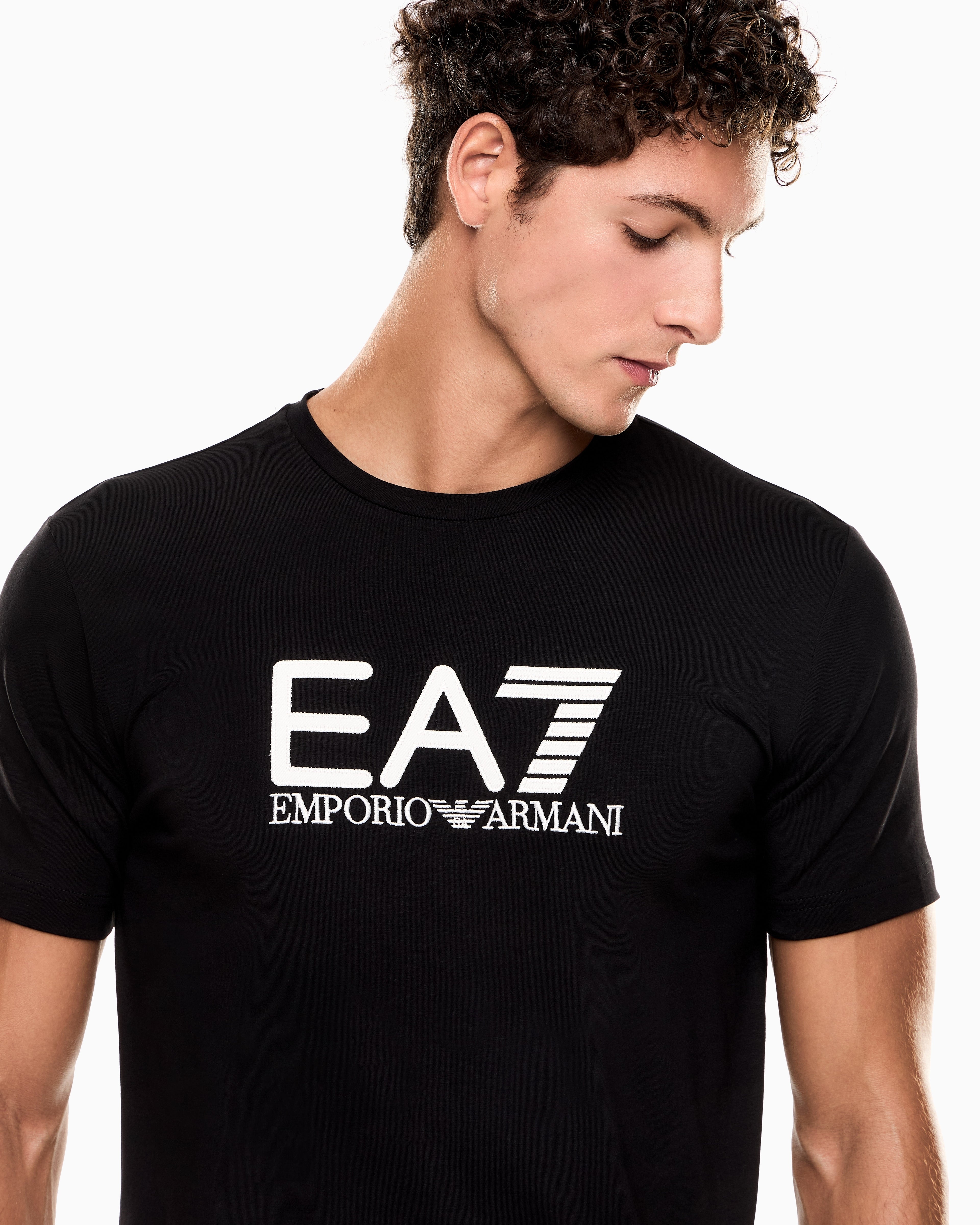 Emporio Armani Ea7 T Shirt 7m000899 Af10373 Black Preto_shot1