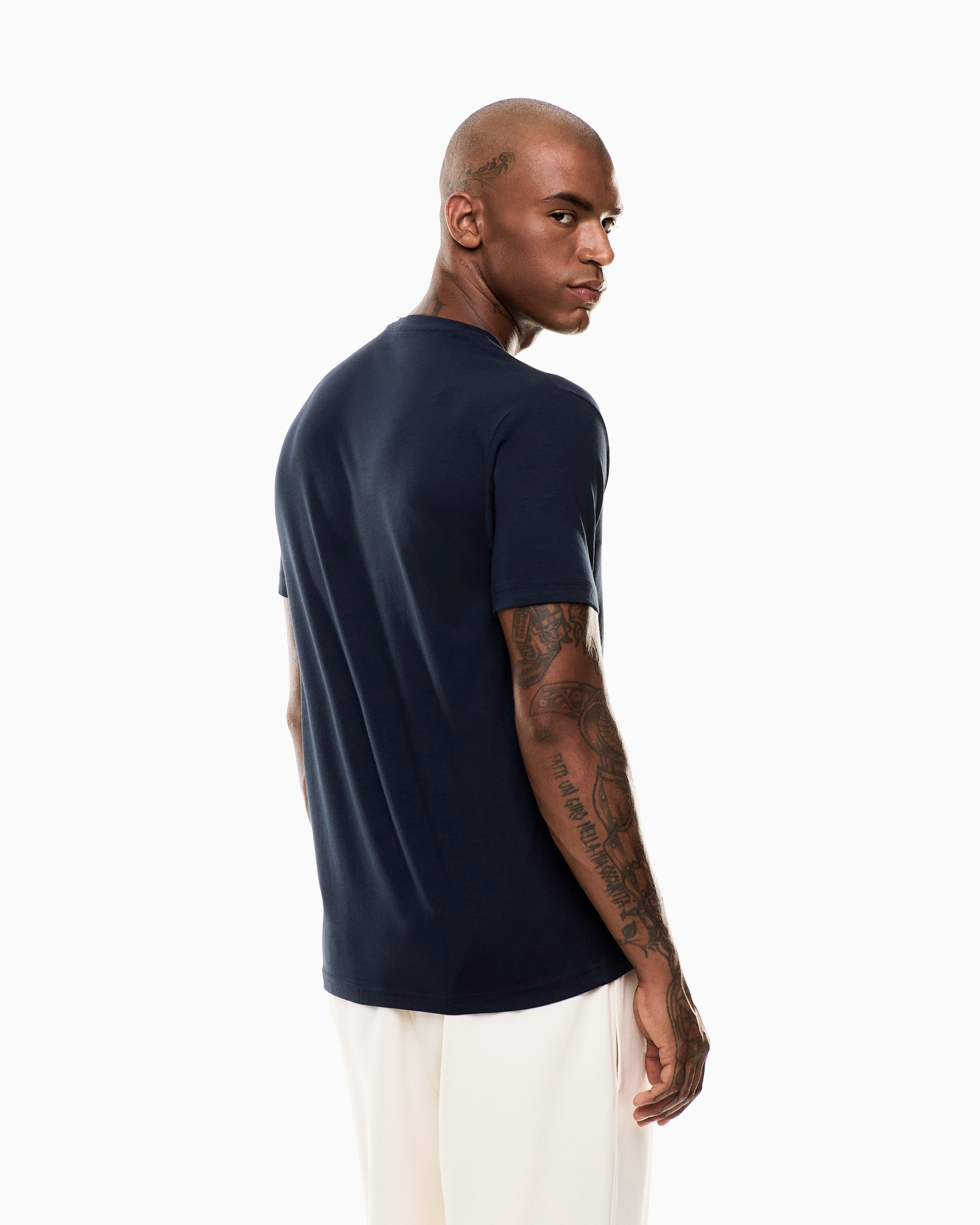 Emporio Armani Ea7 T Shirt 7m000899 Af10373 Navy Navy_shot5