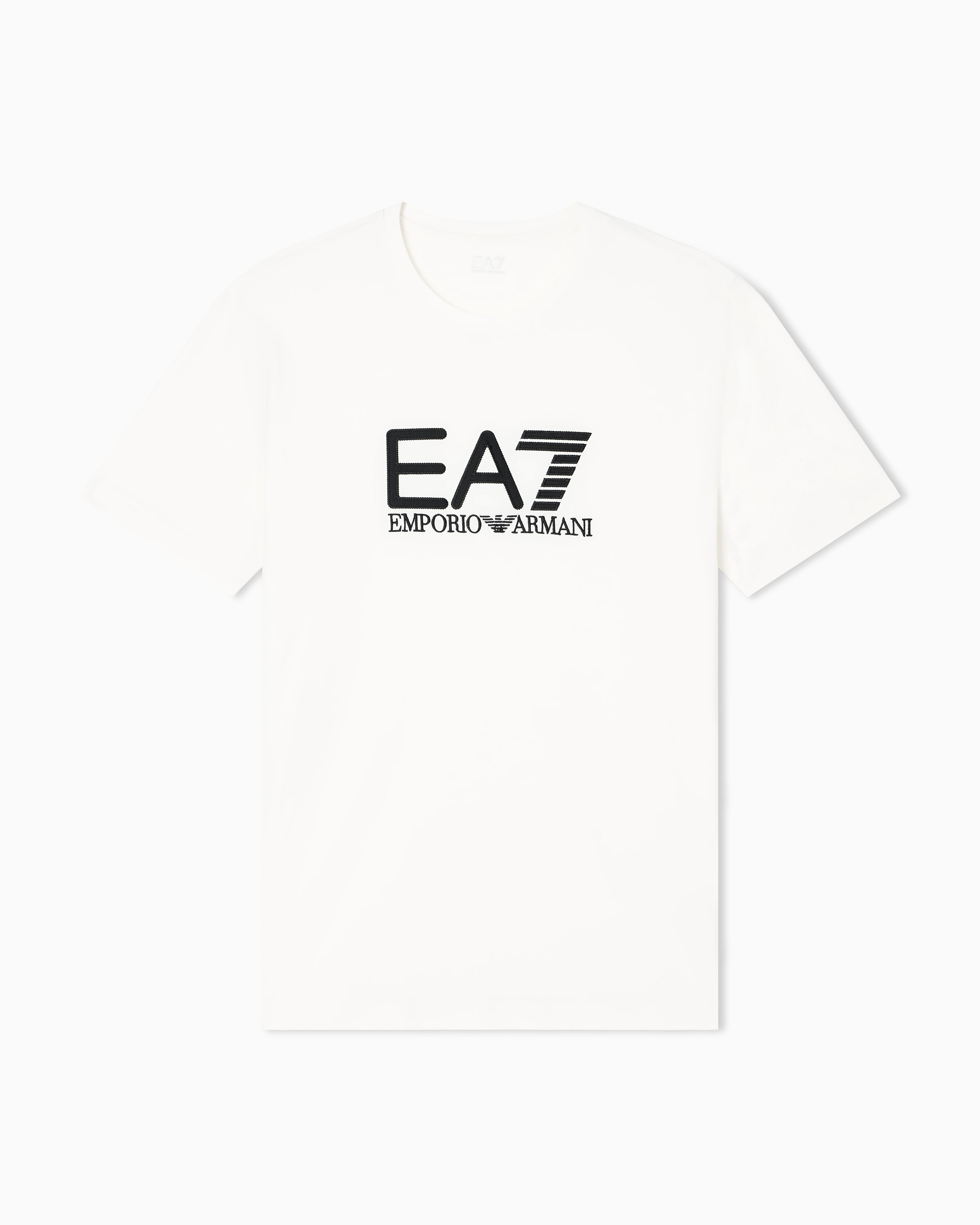 Emporio Armani Ea7 T Shirt 7m000899 Af10373 Whi Black Branco Preto_shot4