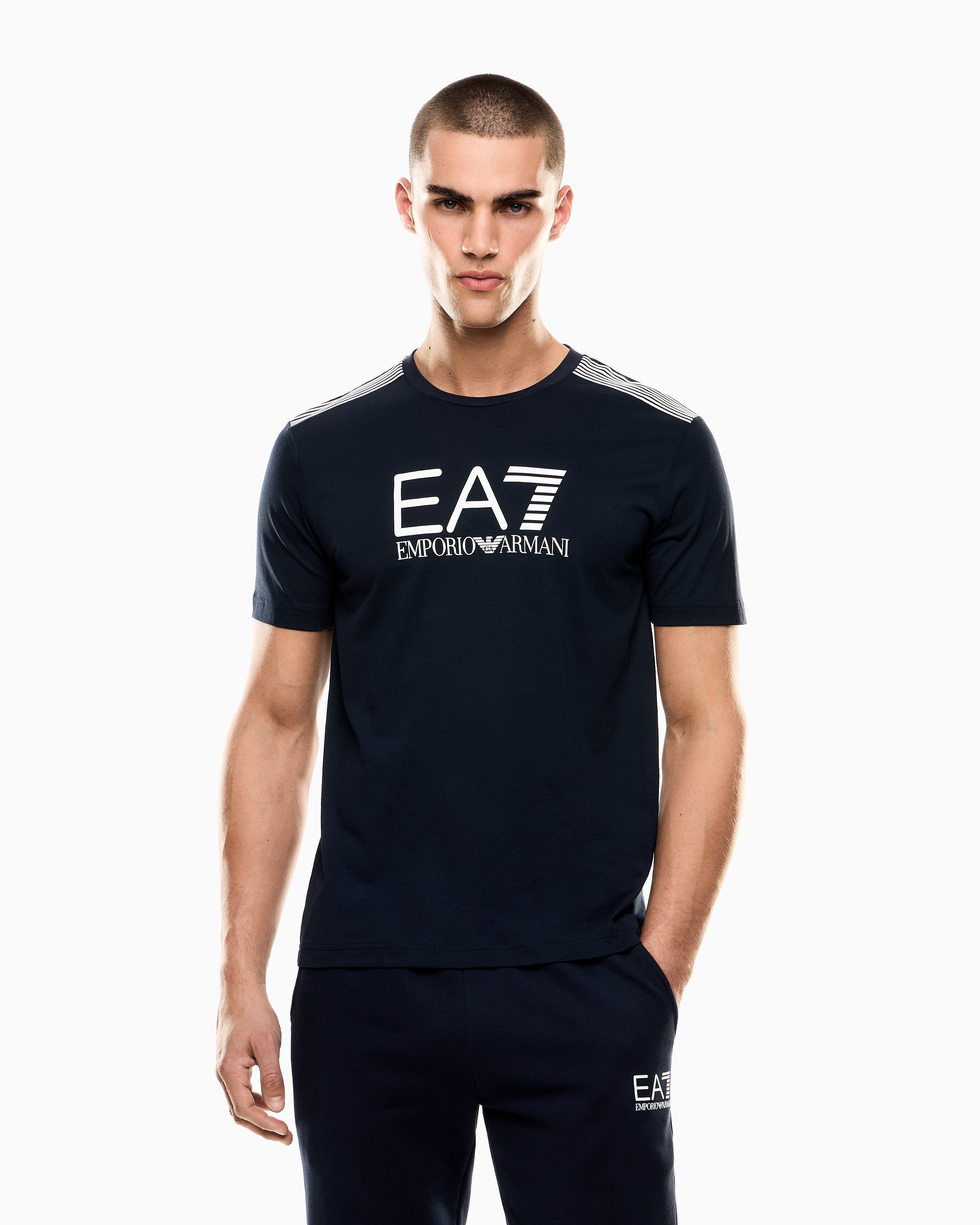 Emporio Armani Ea7 T Shirt 7m000961 Af10375 Navy Navy_shot3