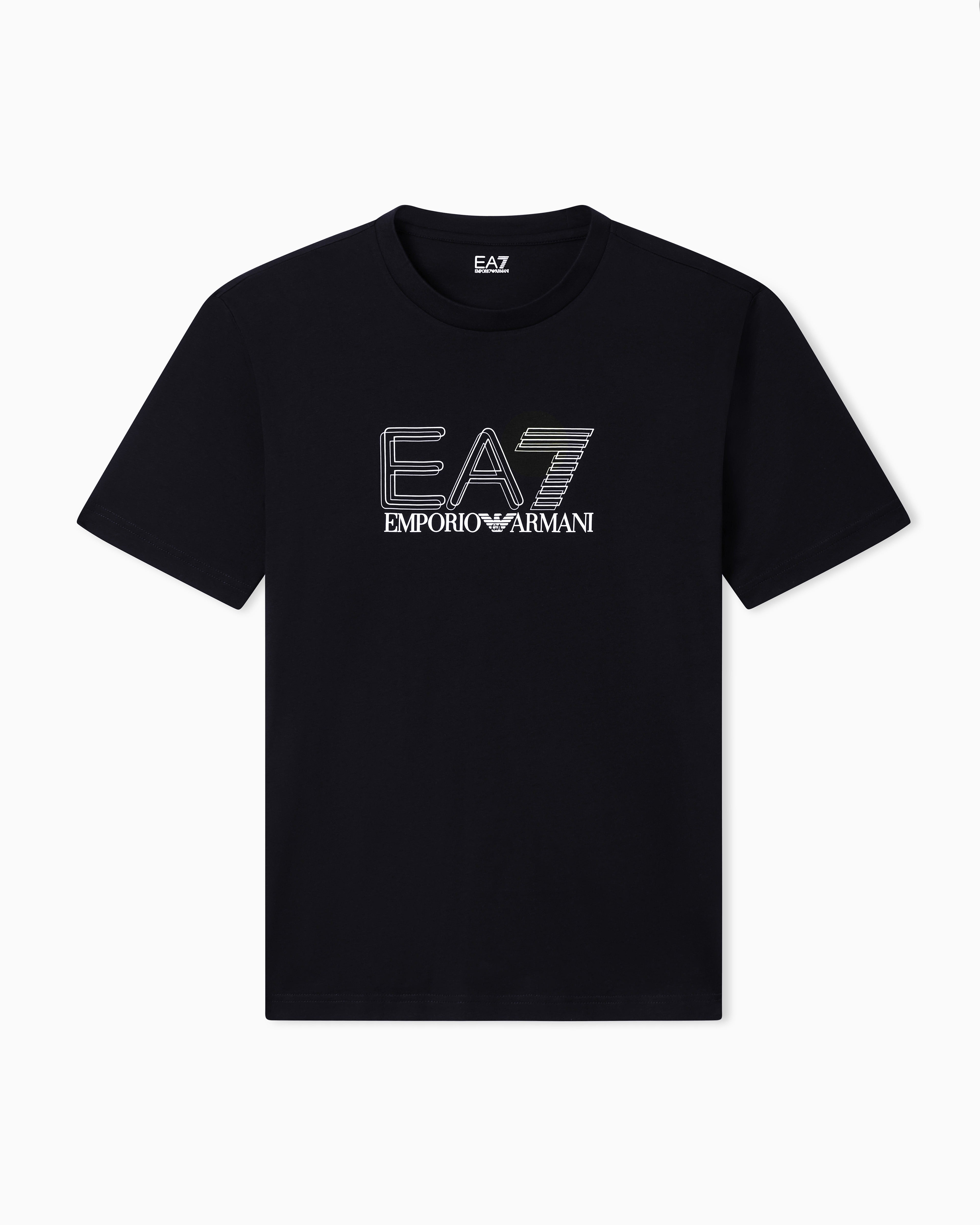 Emporio Armani Ea7 T Shirt 7m001308 Af10373 Black Preto_shot1