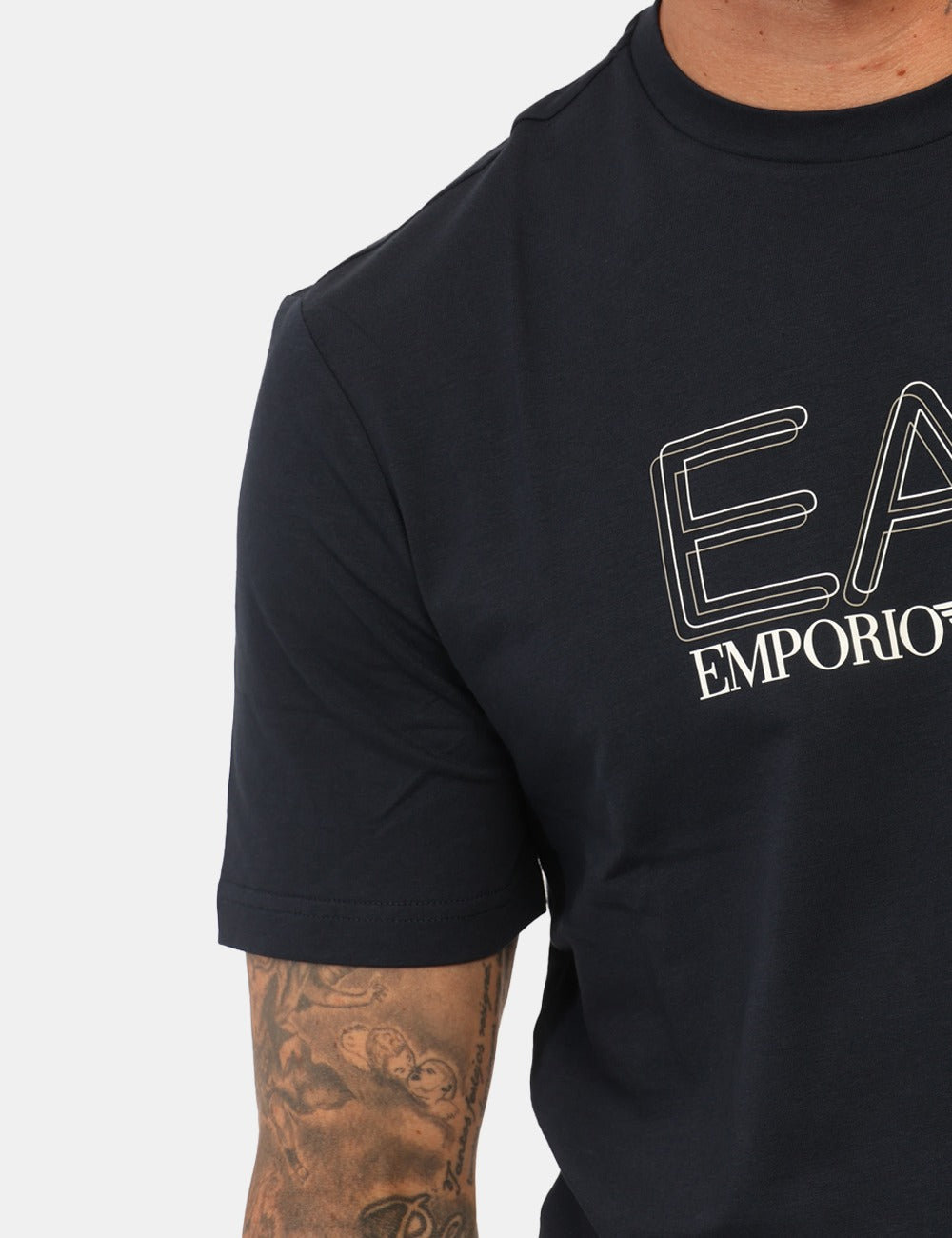 Emporio Armani Ea7 T Shirt 7m001308 Af10373 Navy Navy_shot4