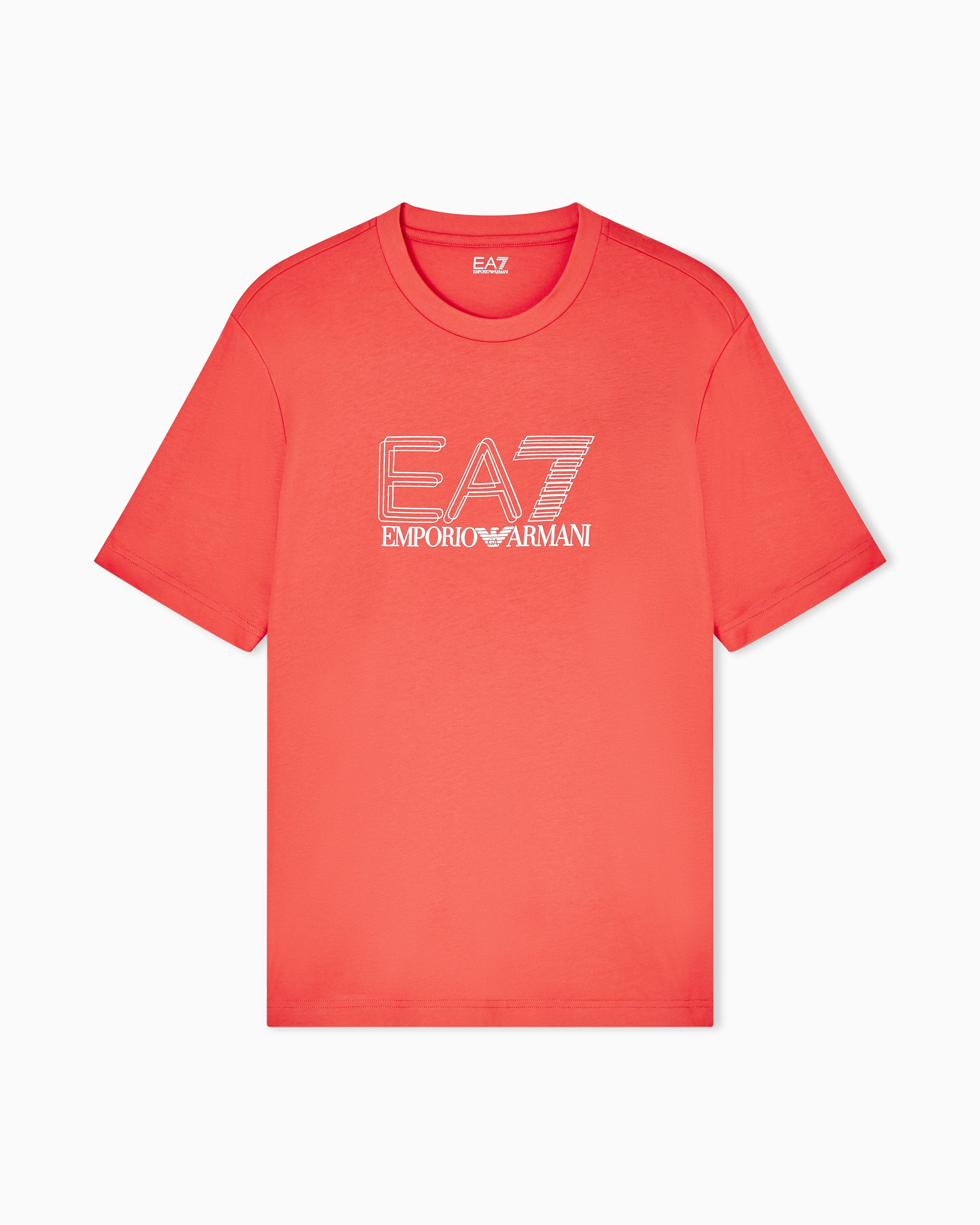 Emporio Armani Ea7 T Shirt 7m001308 Af10373 Red Vermelho_shot3