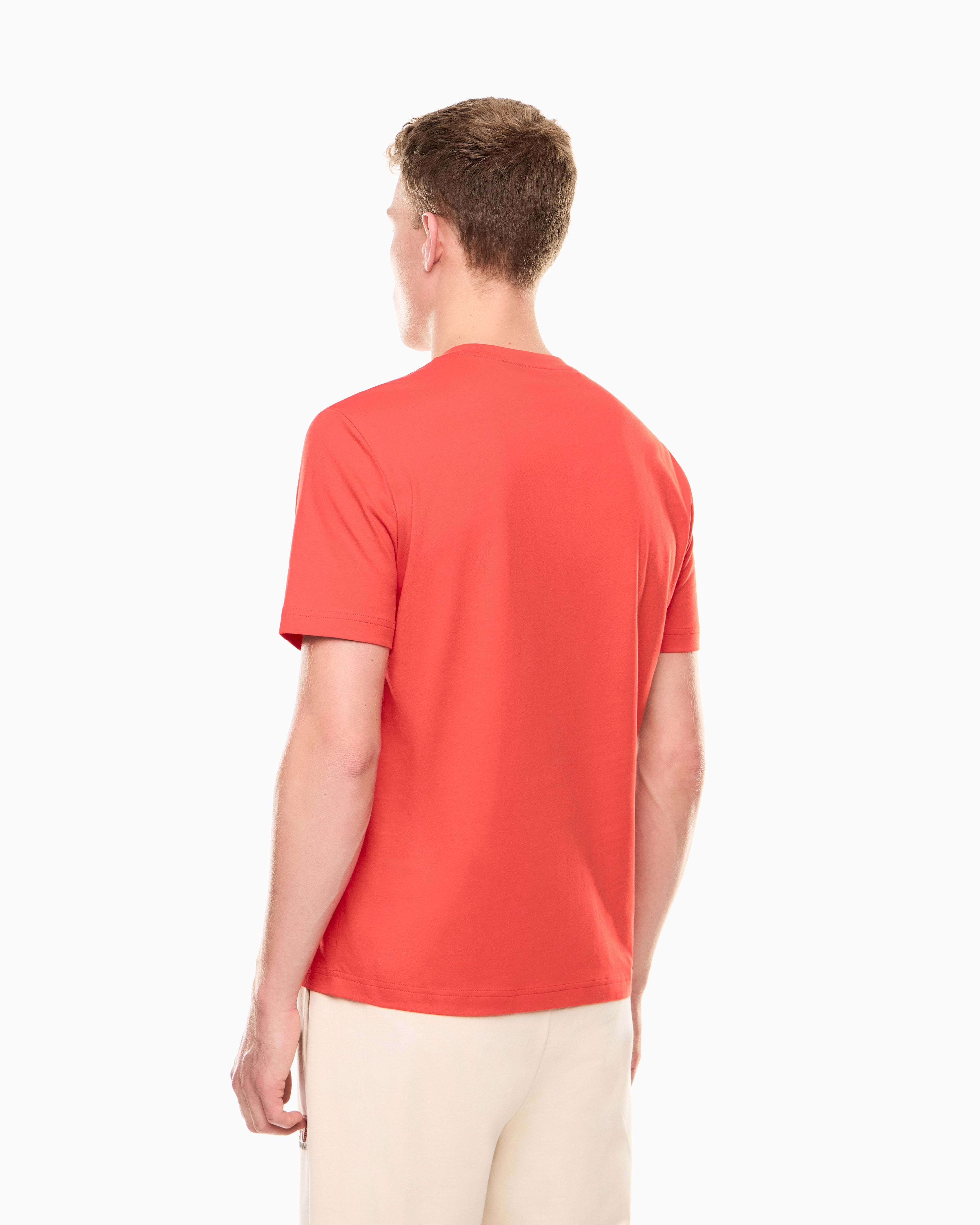 Emporio Armani Ea7 T Shirt 7m001308 Af10373 Red Vermelho_shot4