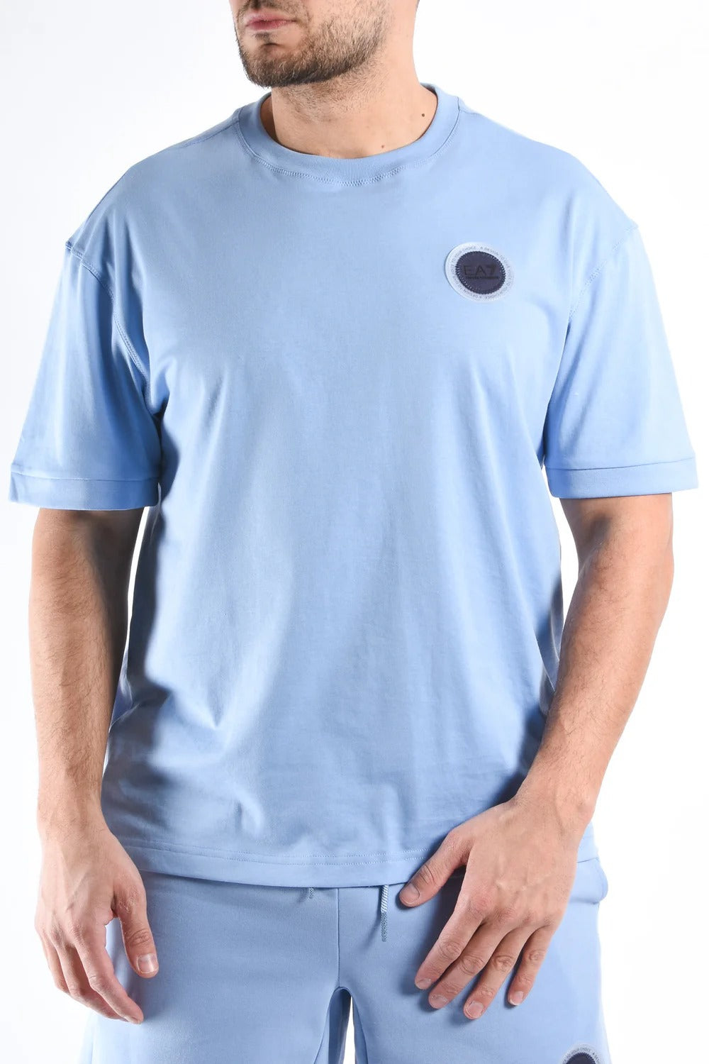 Emporio Armani Ea7 T Shirt 7x000454 Af16548 Blue Azul_shot7
