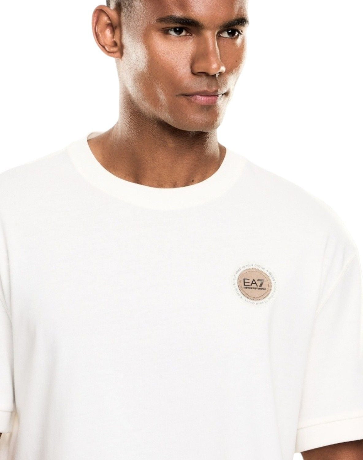 Emporio Armani Ea7 T Shirt 7x000454 Af16548 Natural Natural_shot5