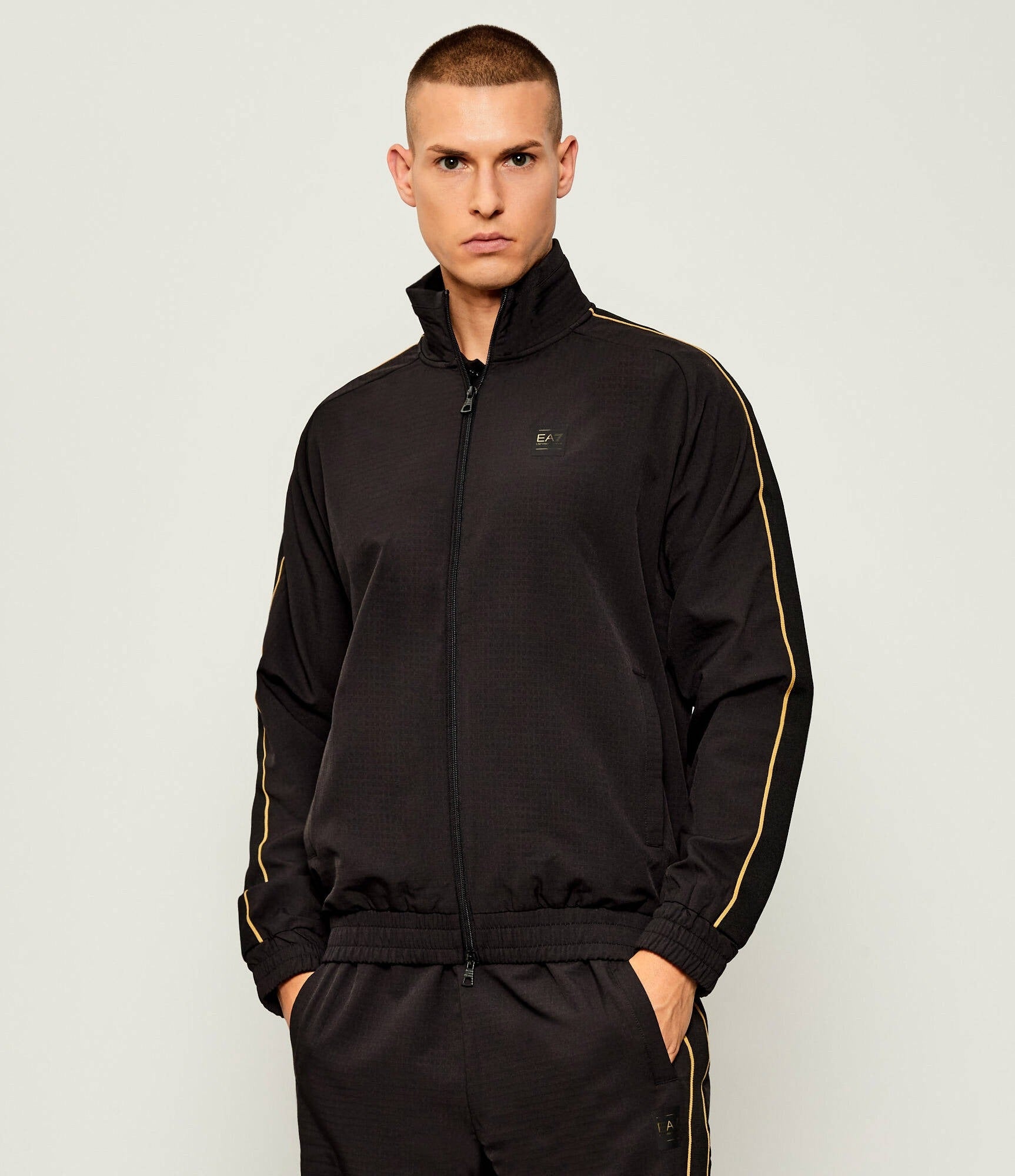 Emporio Armani Ea7 Tracksuit 7m000785 Af16945 Blk Gold Preto Ouro_shot2