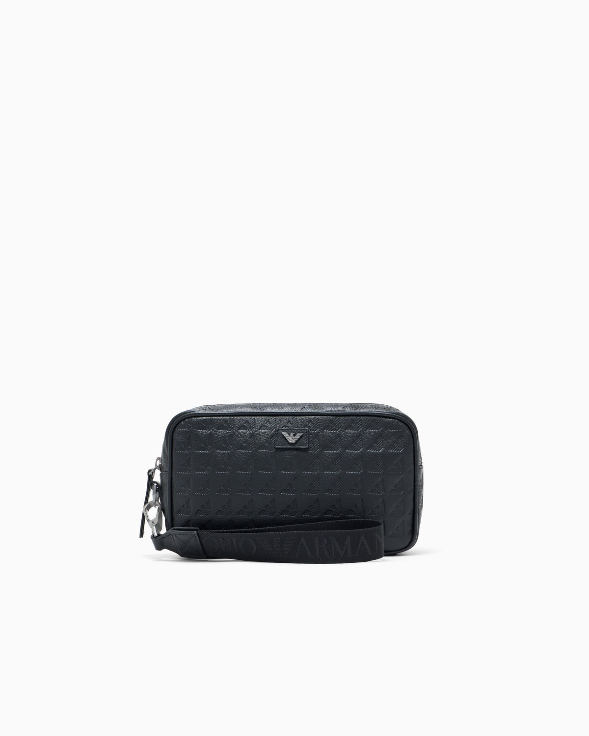 Emporio Armani Necessaire Bag Em001738 Af14774 Black.logo Preto_shot4