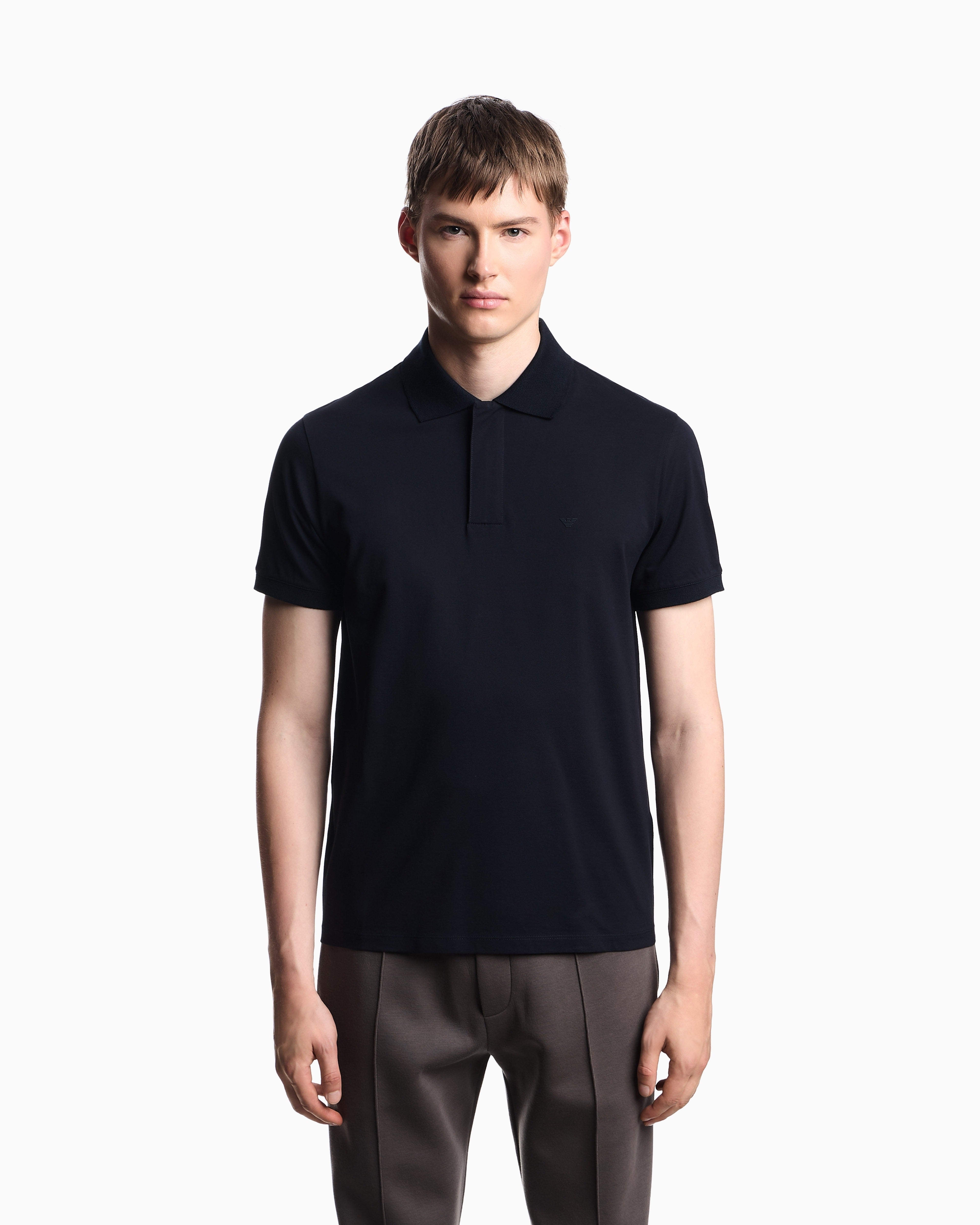 Emporio Armani Polo Em003171 Af13742 Navy Navy_shot4