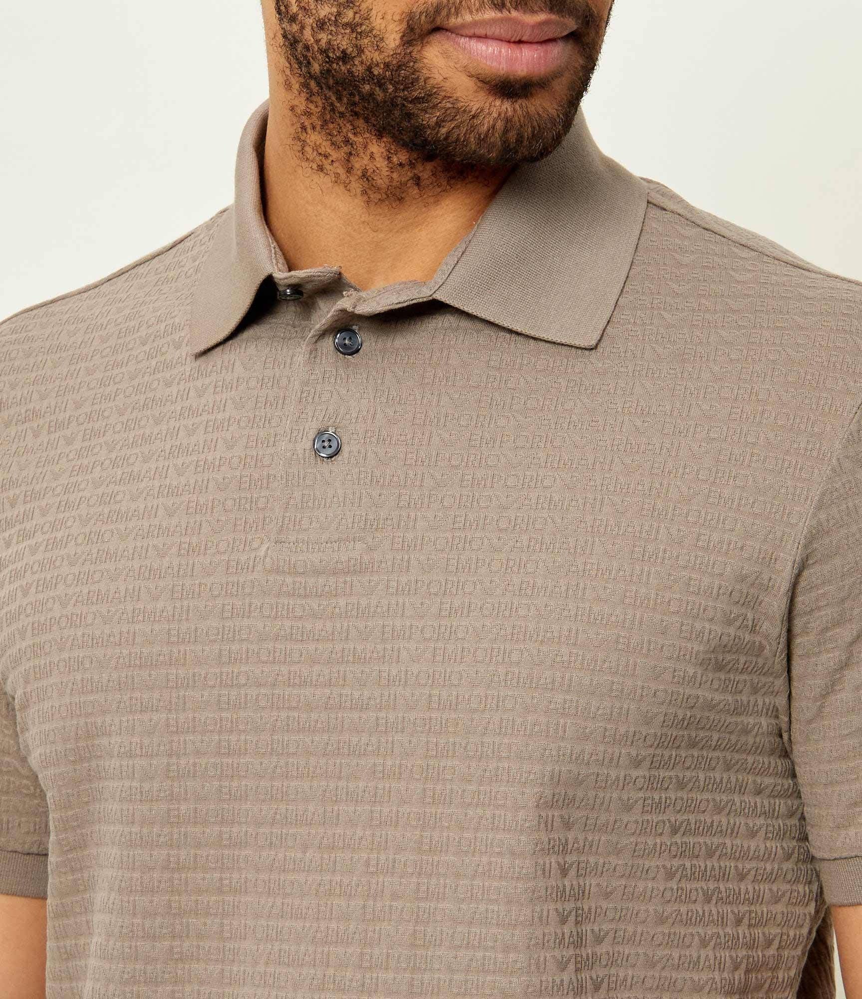 Emporio Armani Polo Em004595 Af10762 Grey.logo Cinza_shot4