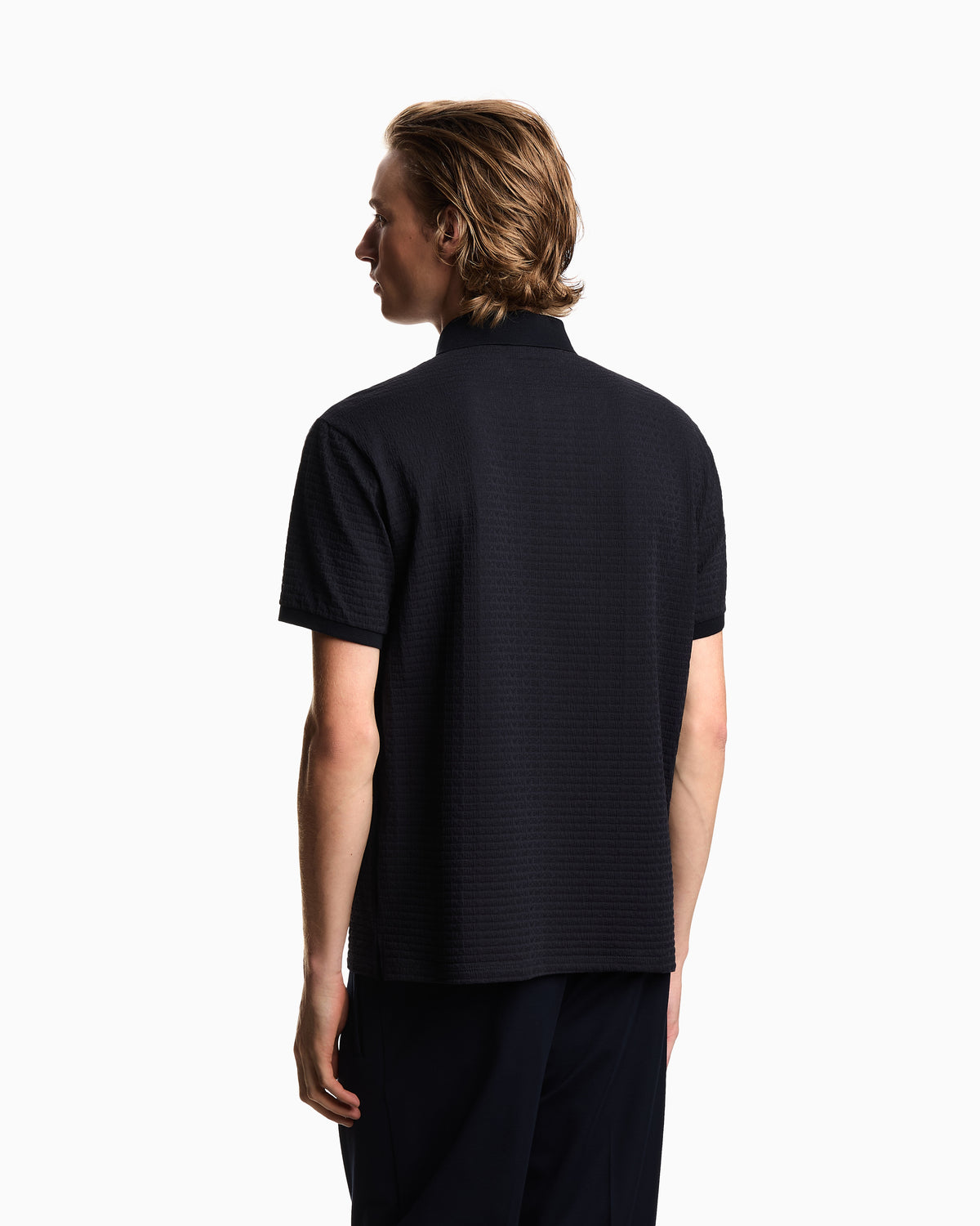 Emporio Armani Polo Em004595 Af10762 Navy.logo Navy_shot4