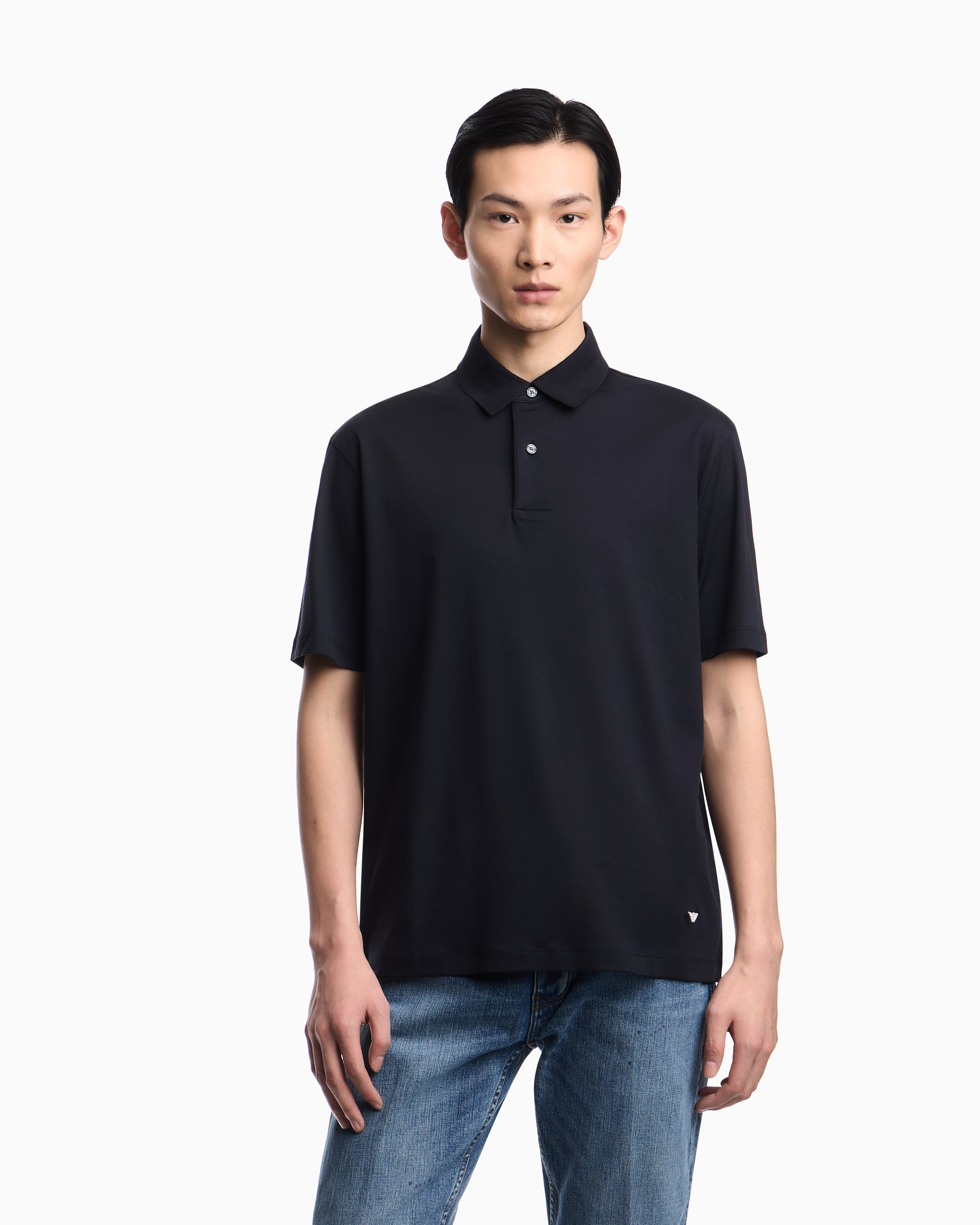 Emporio Armani Polo Em004915 Af24470 Navy Navy_shot3
