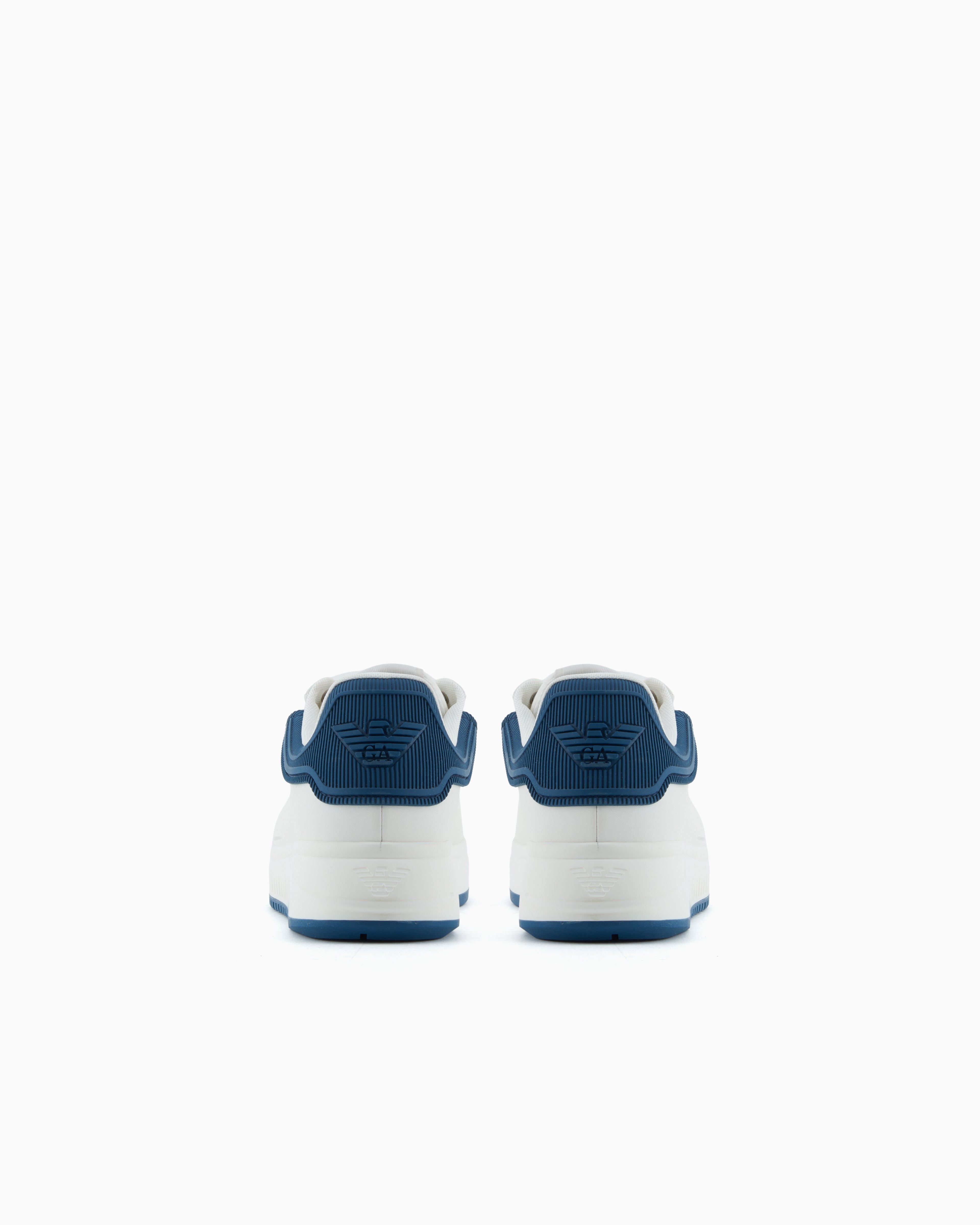 Emporio Armani Sapatilhas Sneakers Shoes Em003663 Af18212 White Blue Branco Azul_shot4
