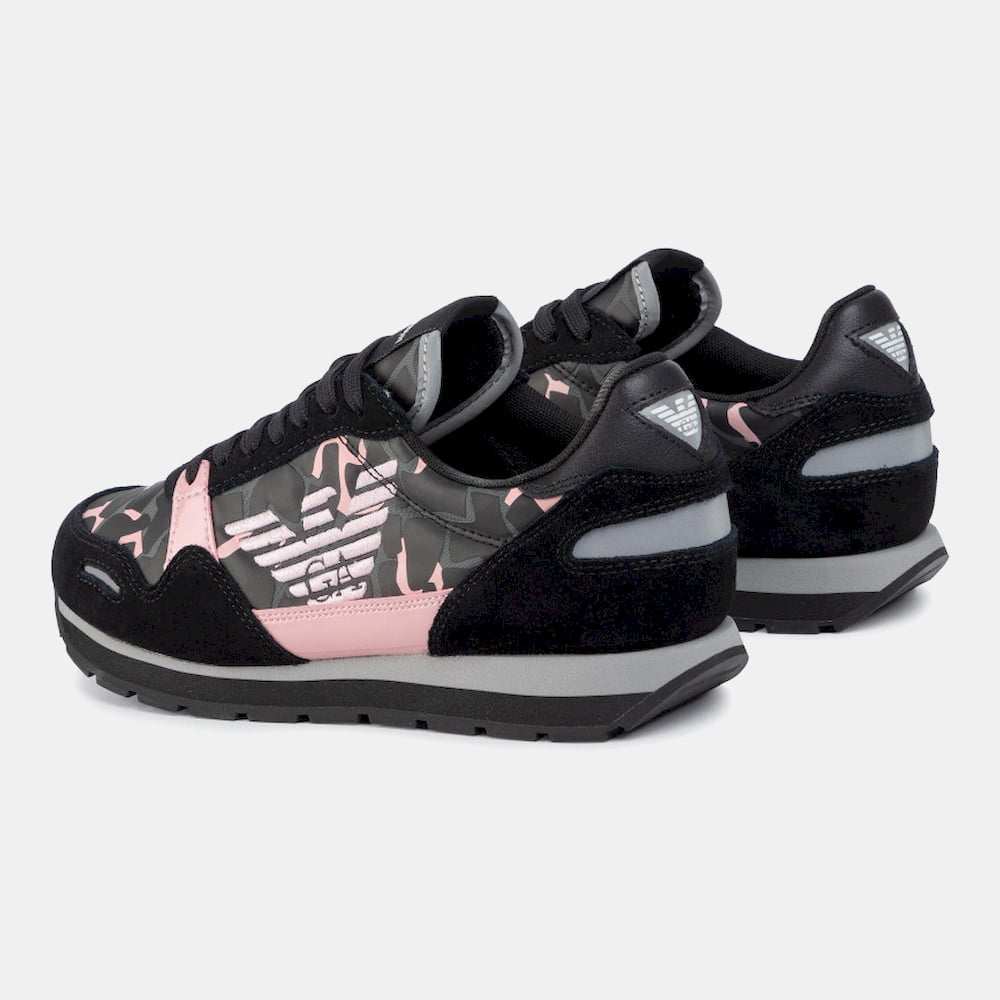 Emporio Armani Sapatilhas Sneakers Shoes X058 Xm053 Black Pink Preto Rosa Shot8
