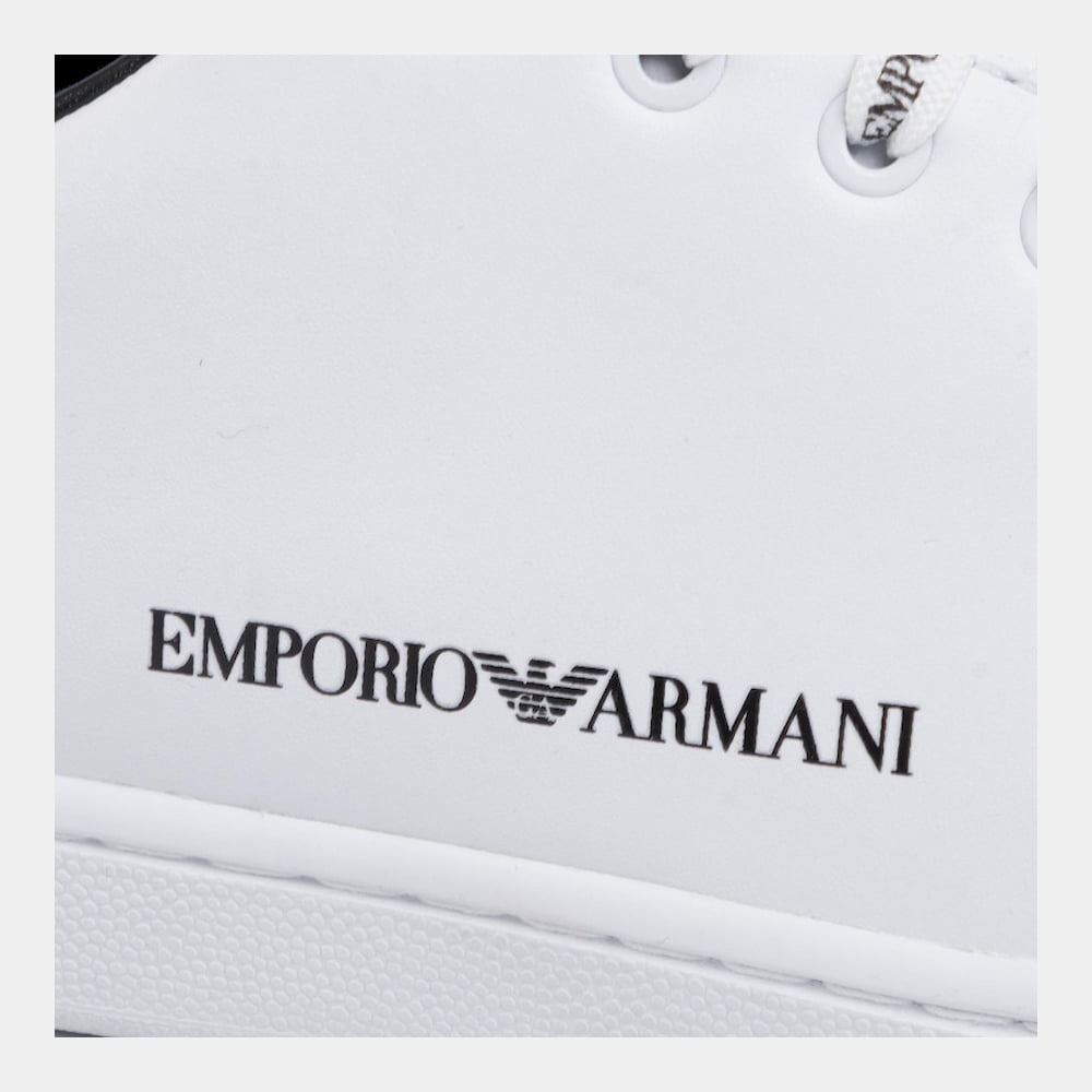 Emporio Armani Sapatilhas Sneakers Shoes X103 Xl815 Whi Black Branco Preto Shot14