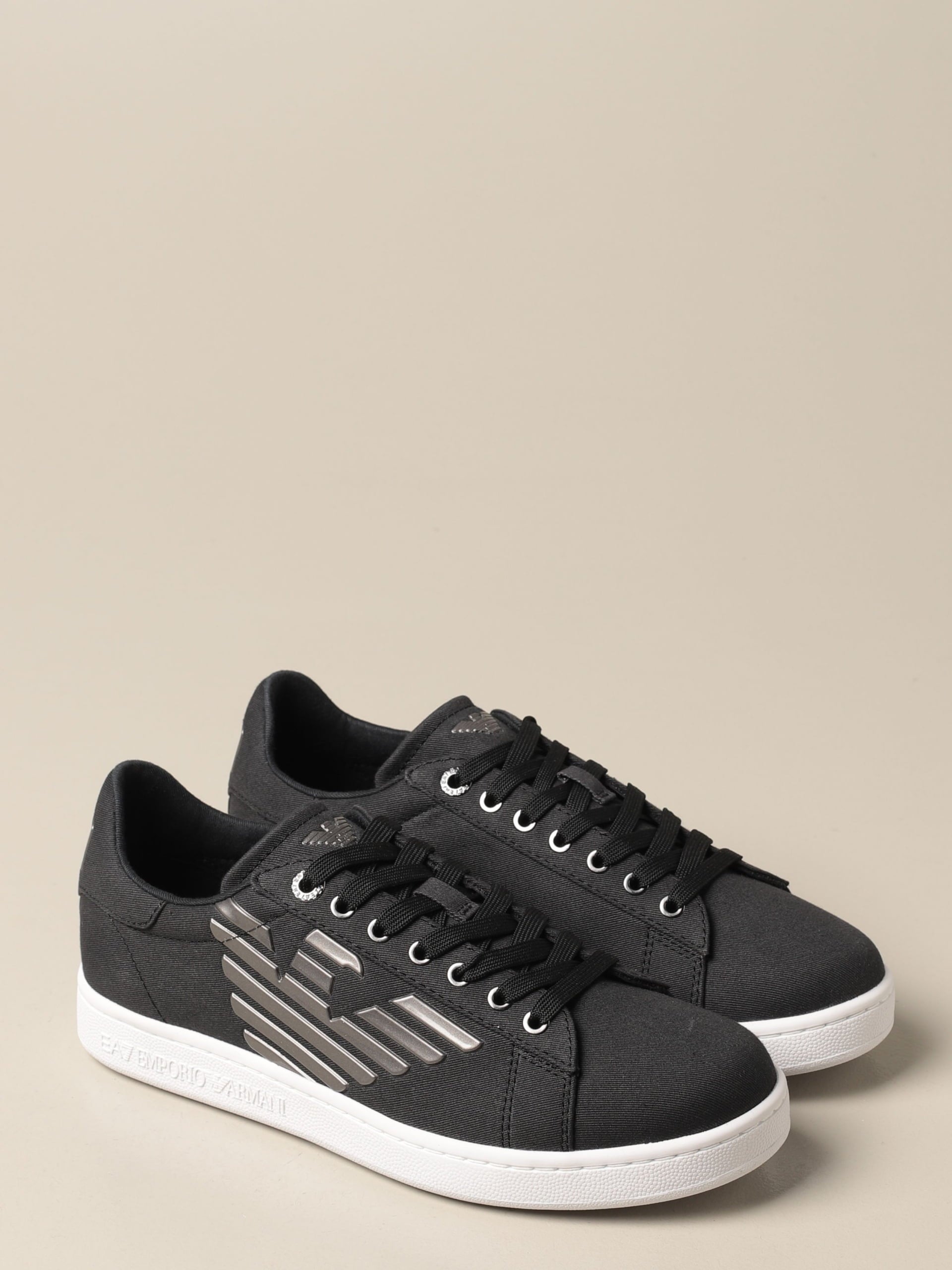 Emporio Armani Sapatilhas Sneakers X001 Xk124 Black Preto Shot11