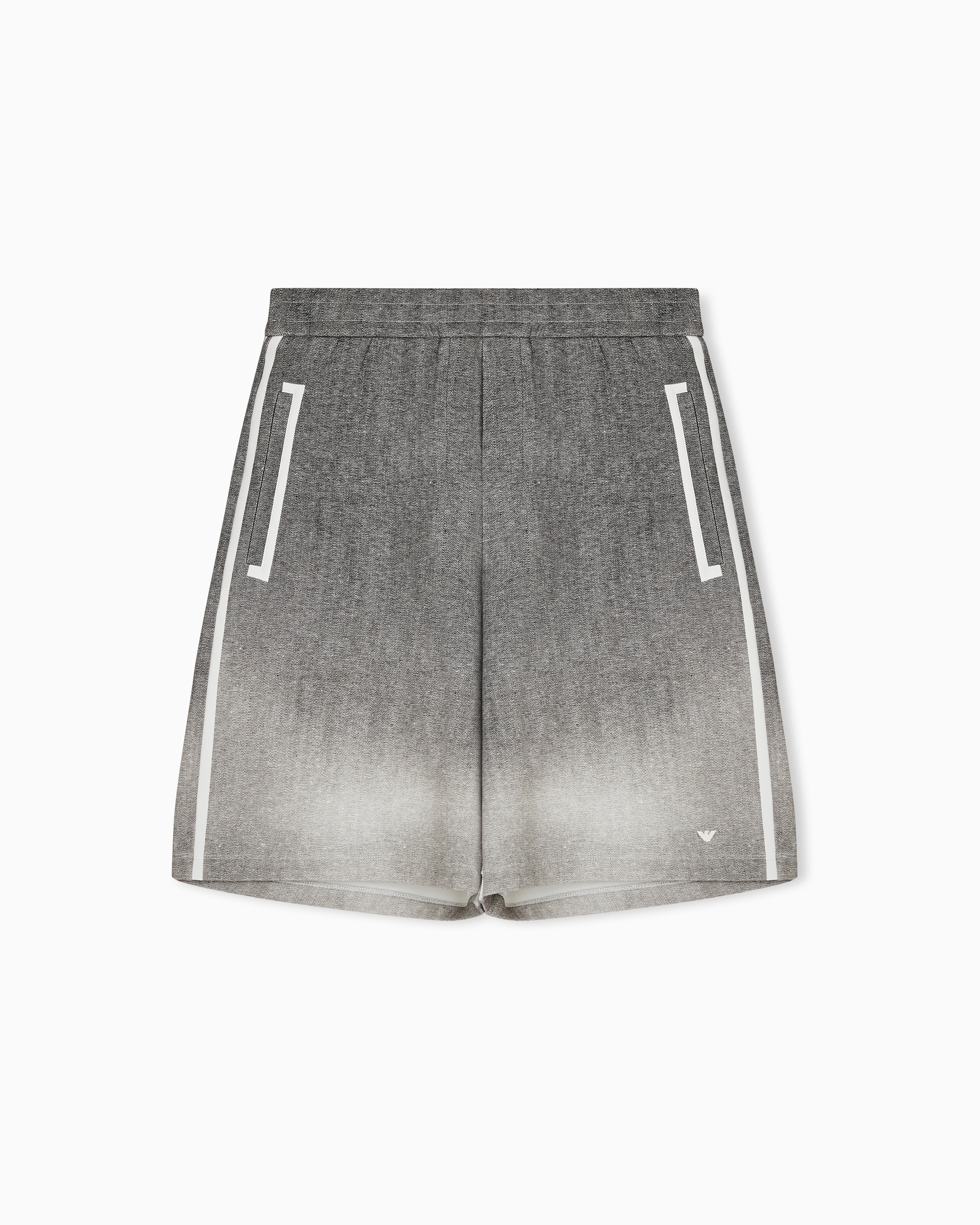 Emporio Armani Short Training Em005193 Af10013 Grey Cinza_shot1