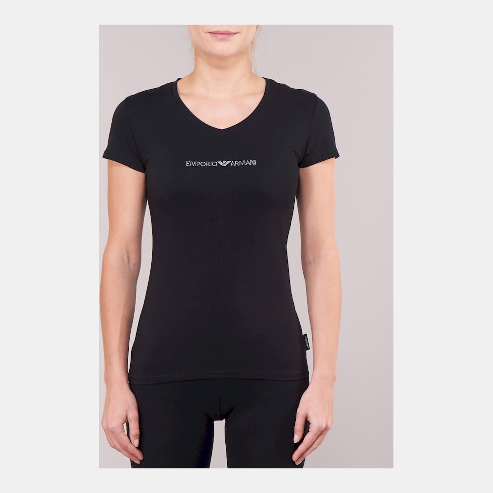Emporio Armani T Shirt 3321 Cc317 Black Preto Shot4