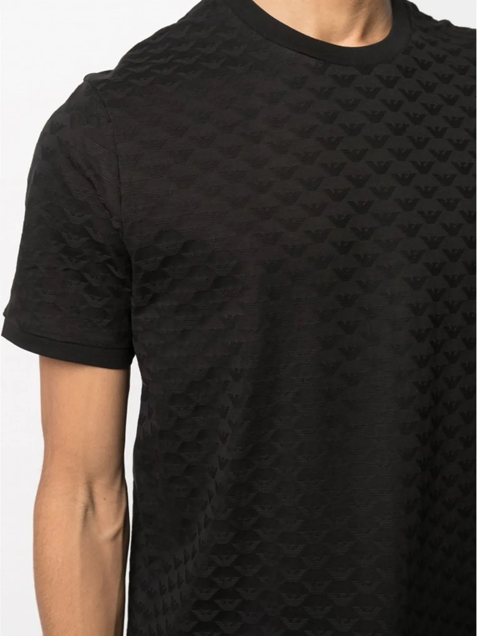 Emporio Armani T Shirt 8n1tl7 1jhwz Black.logo Preto_shot3
