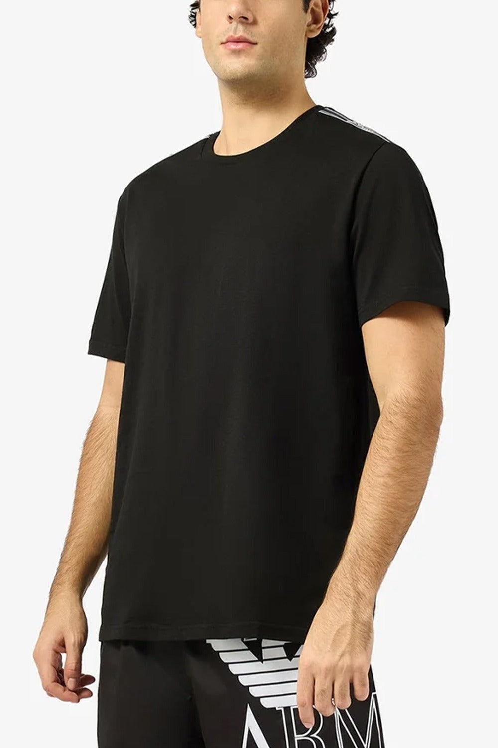Emporio Armani T Shirt Em000574 Af20426 Black Preto_shot5