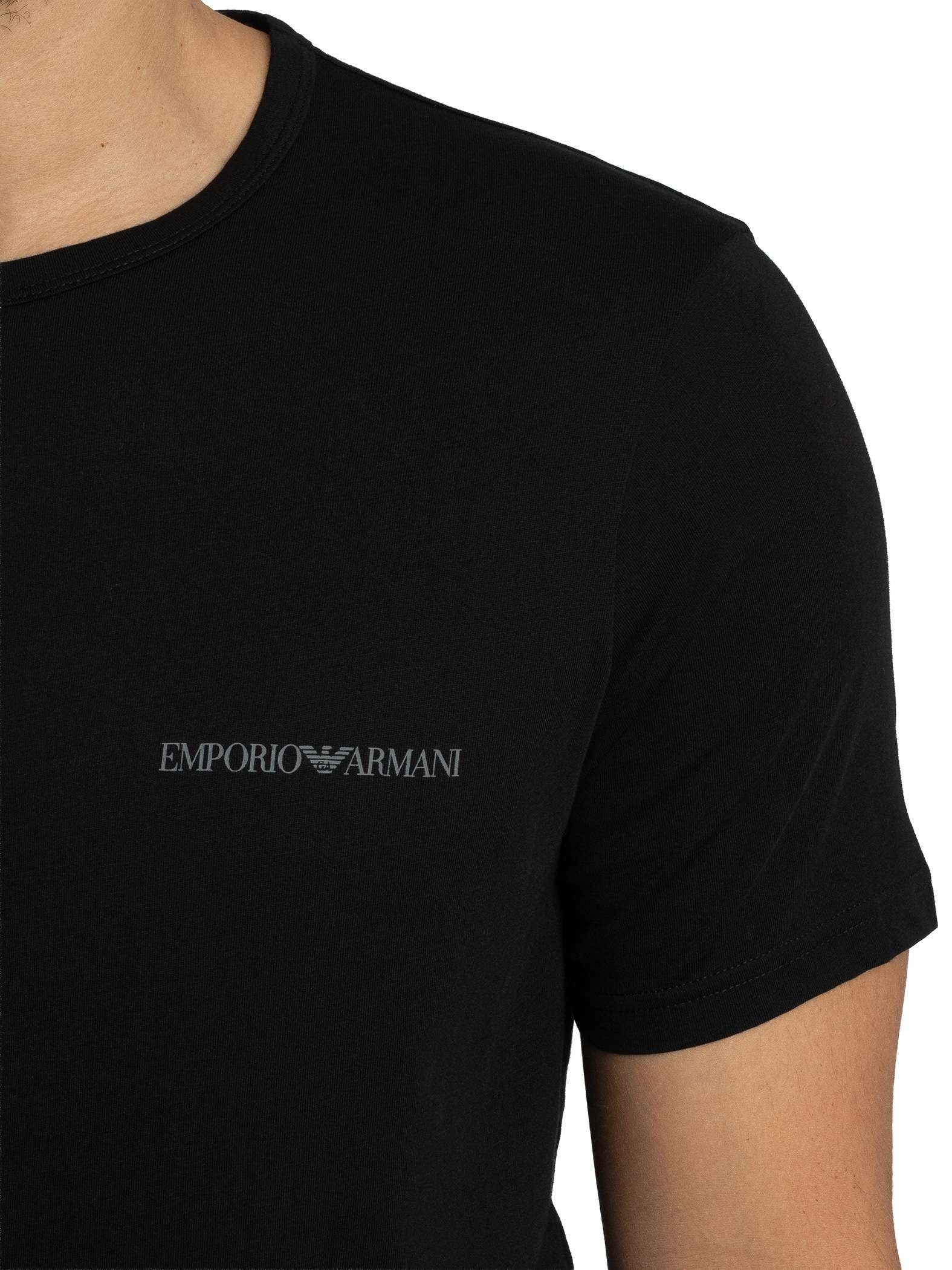 Emporio Armani T Shirt Em001849 Af14990 Black Preto_shot2