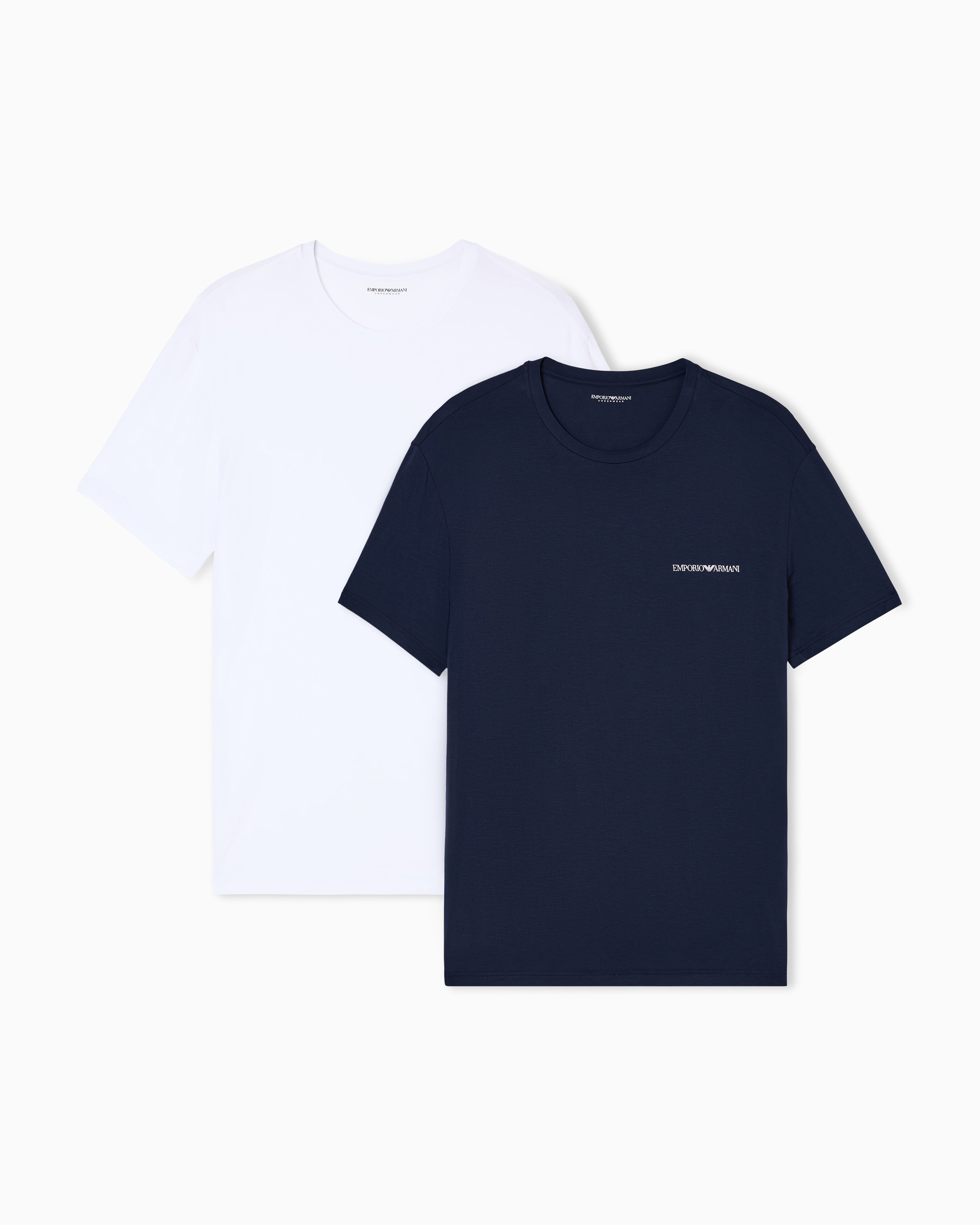 Emporio Armani T Shirt Em001849 Af14990 Navy Navy_shot1