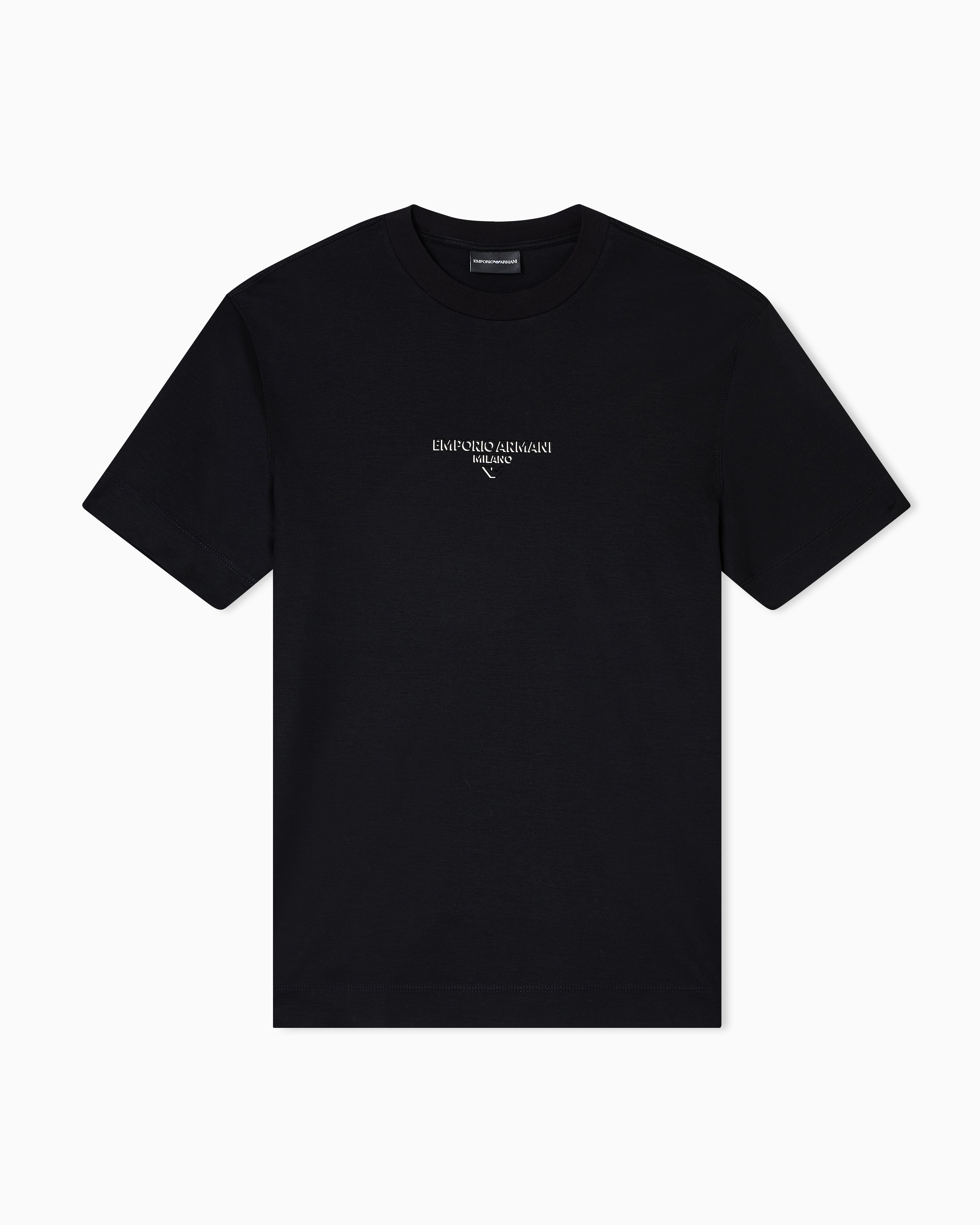 Emporio Armani T Shirt Em002838 Af10761 Black Preto_shot4