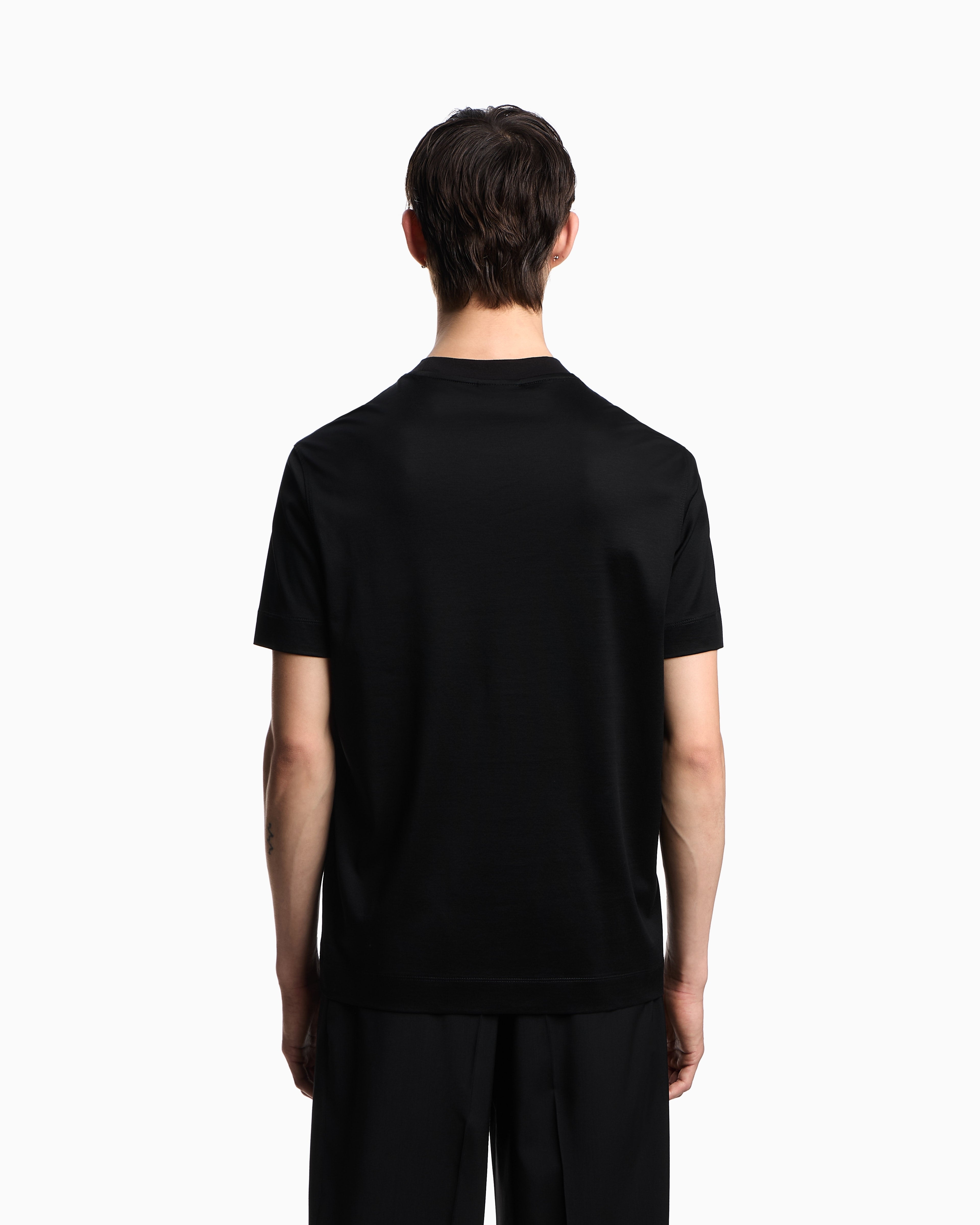Emporio Armani T Shirt Em002838 Af10761 Black Preto_shot5