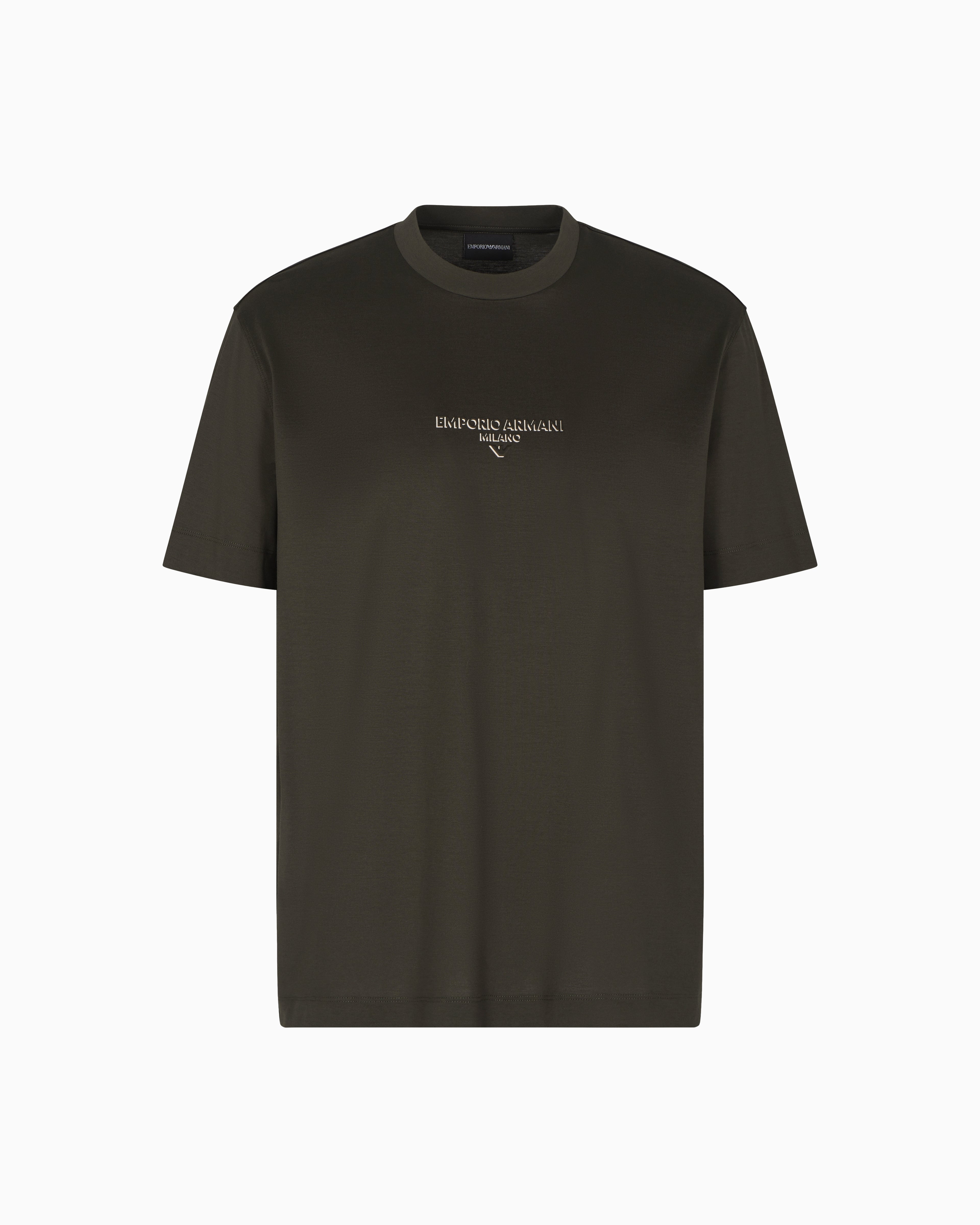 Emporio Armani T Shirt Em002838 Af10761 Dk.green Verde Escuro_shot4