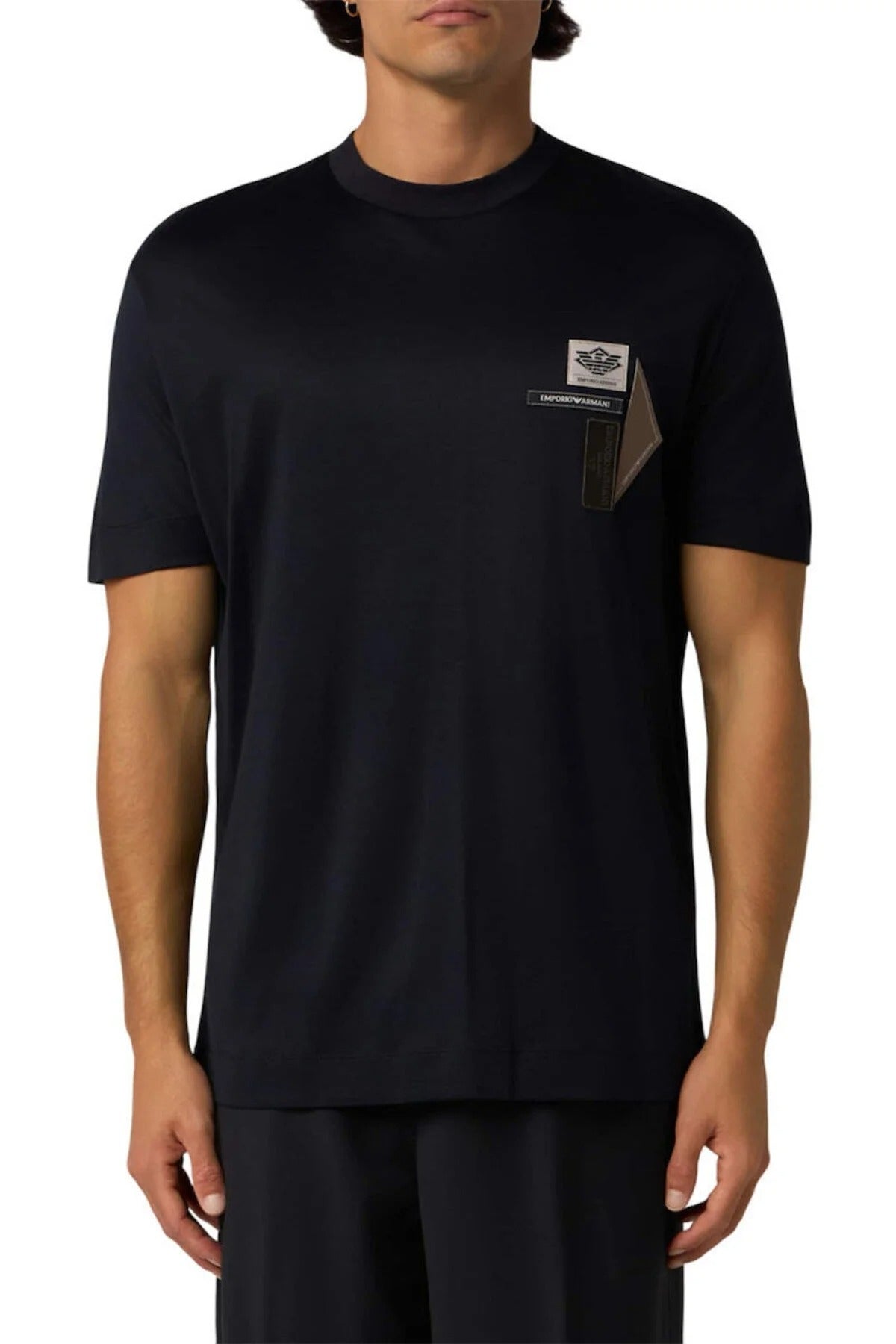 Emporio Armani T Shirt Em002959 Af18312 Black Preto_shot1