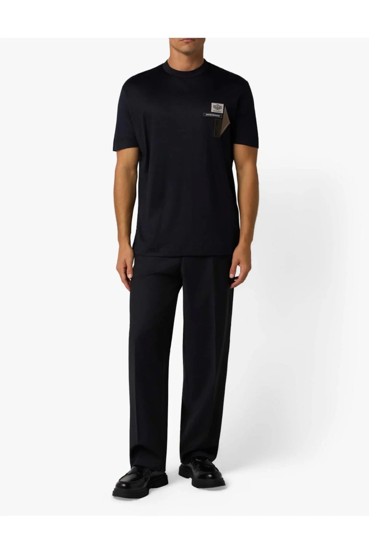 Emporio Armani T Shirt Em002959 Af18312 Black Preto_shot2