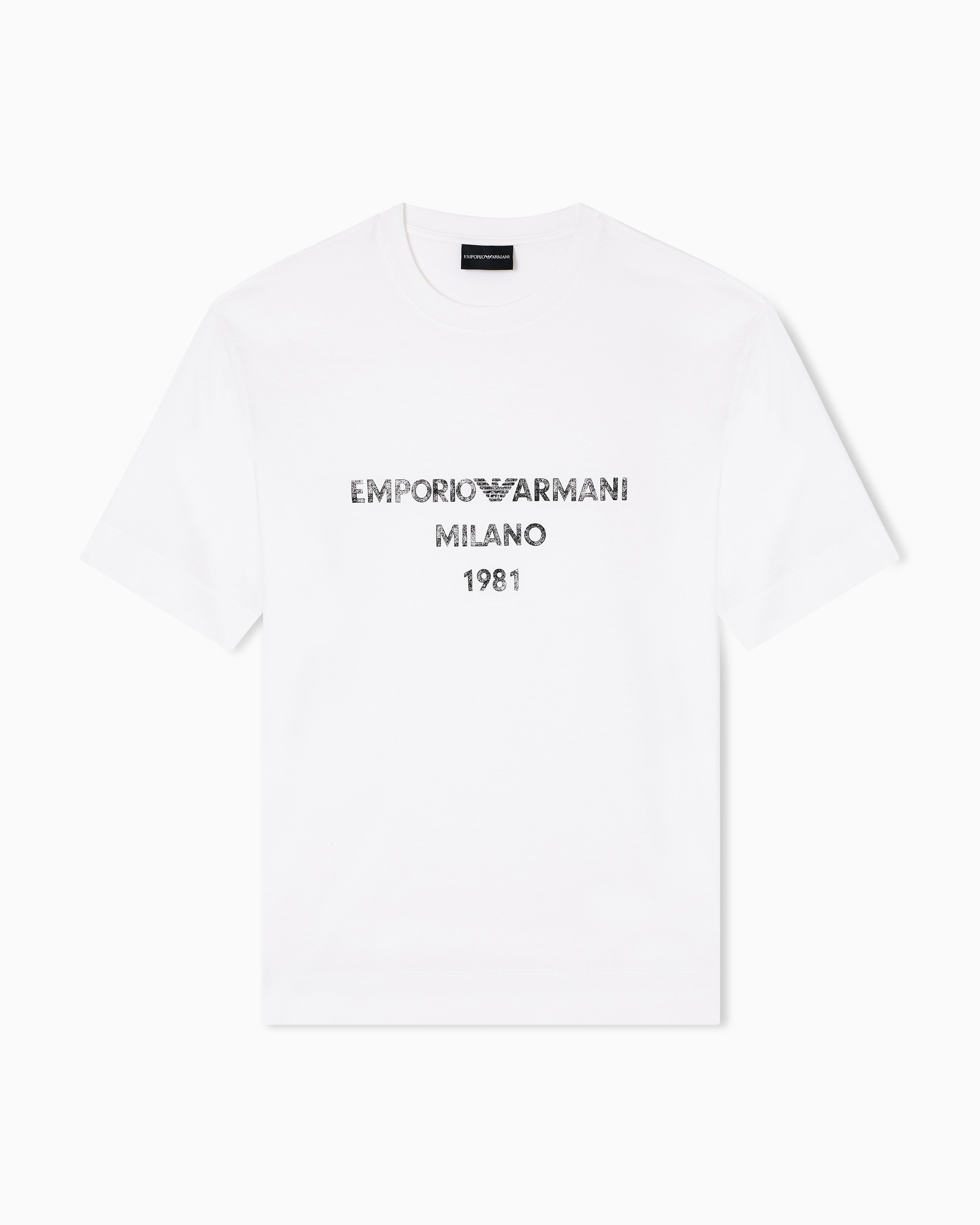 Emporio Armani T Shirt Em003466 Af10761 White Branco_shot1
