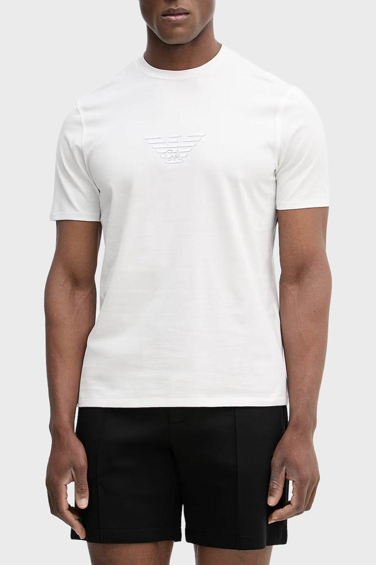 Emporio Armani T Shirt Em004583 Af13669 Offwhite Branco_shot1