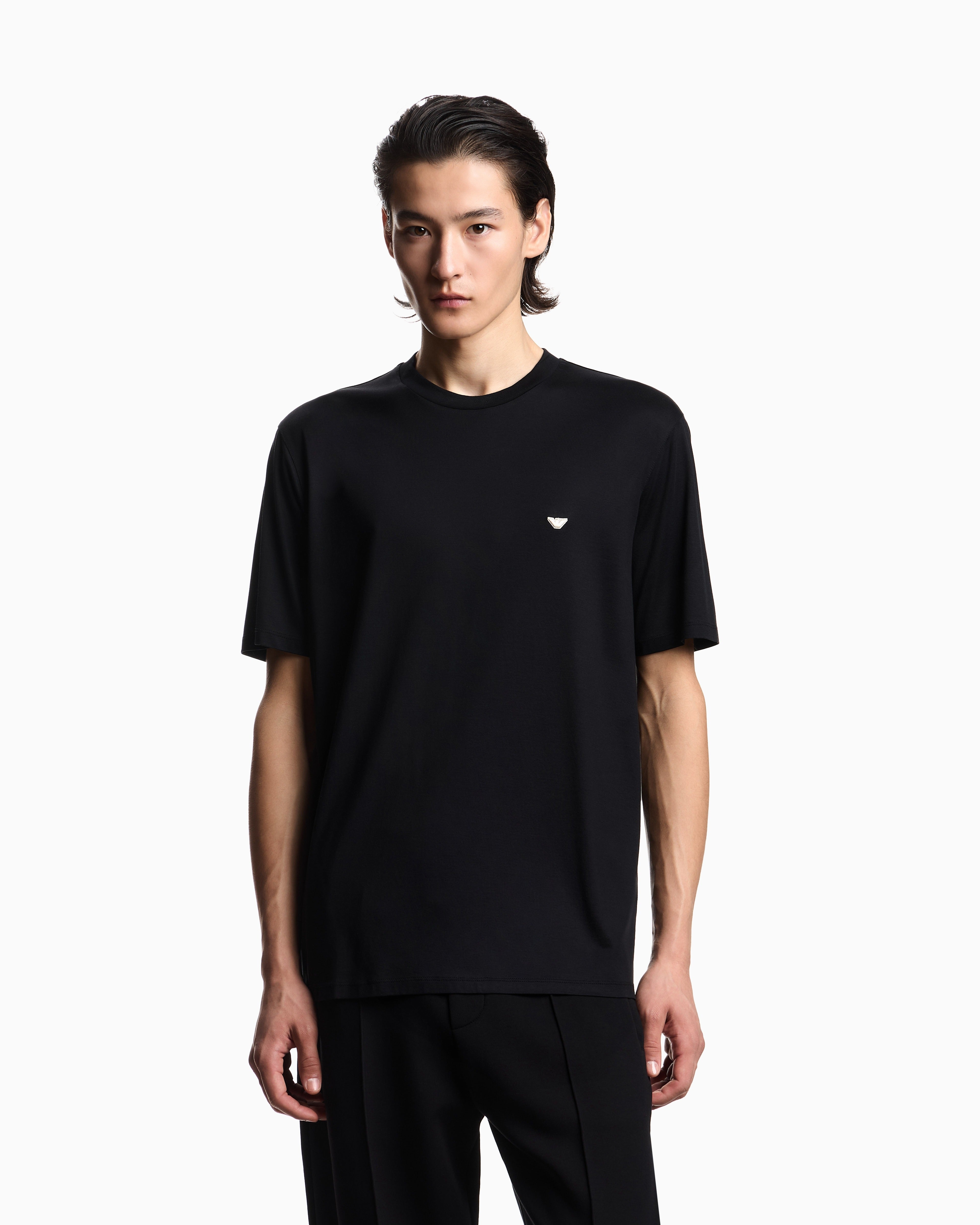 Emporio Armani T Shirt Em004592 Af13747 Black Preto_shot4