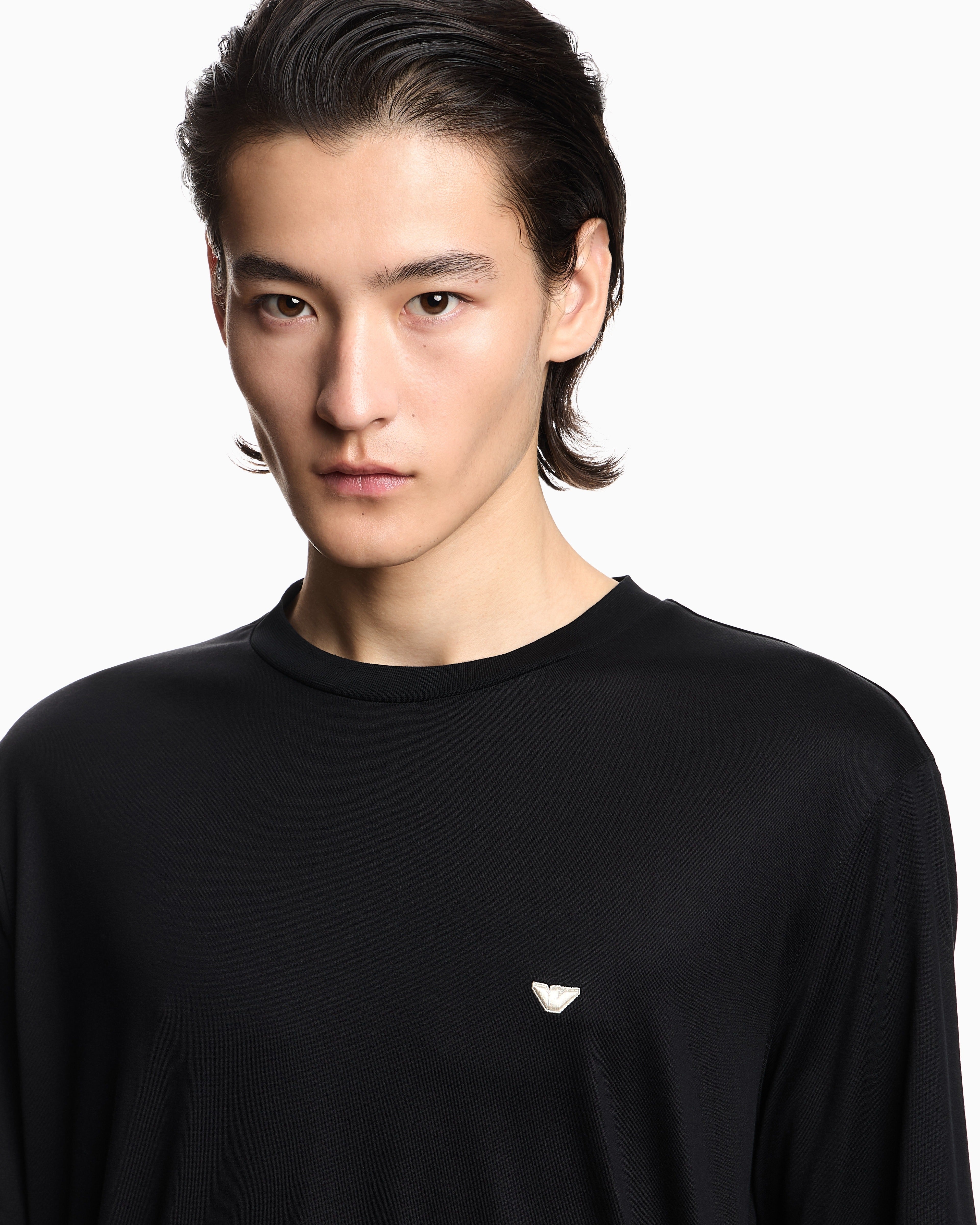 Emporio Armani T Shirt Em004592 Af13747 Black Preto_shot5