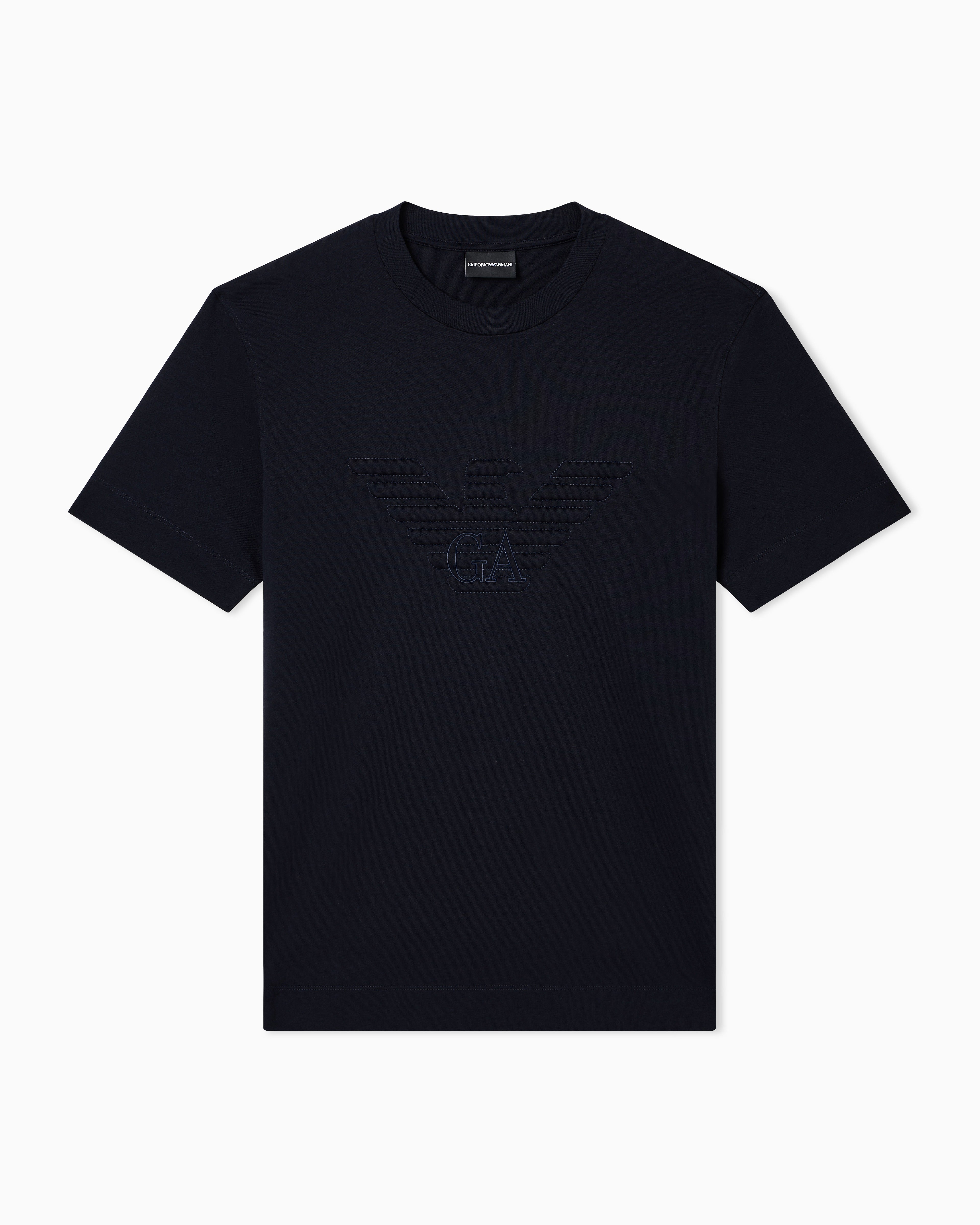 Emporio Armani T Shirt Em004911 Af13715 Navy Navy_shot1
