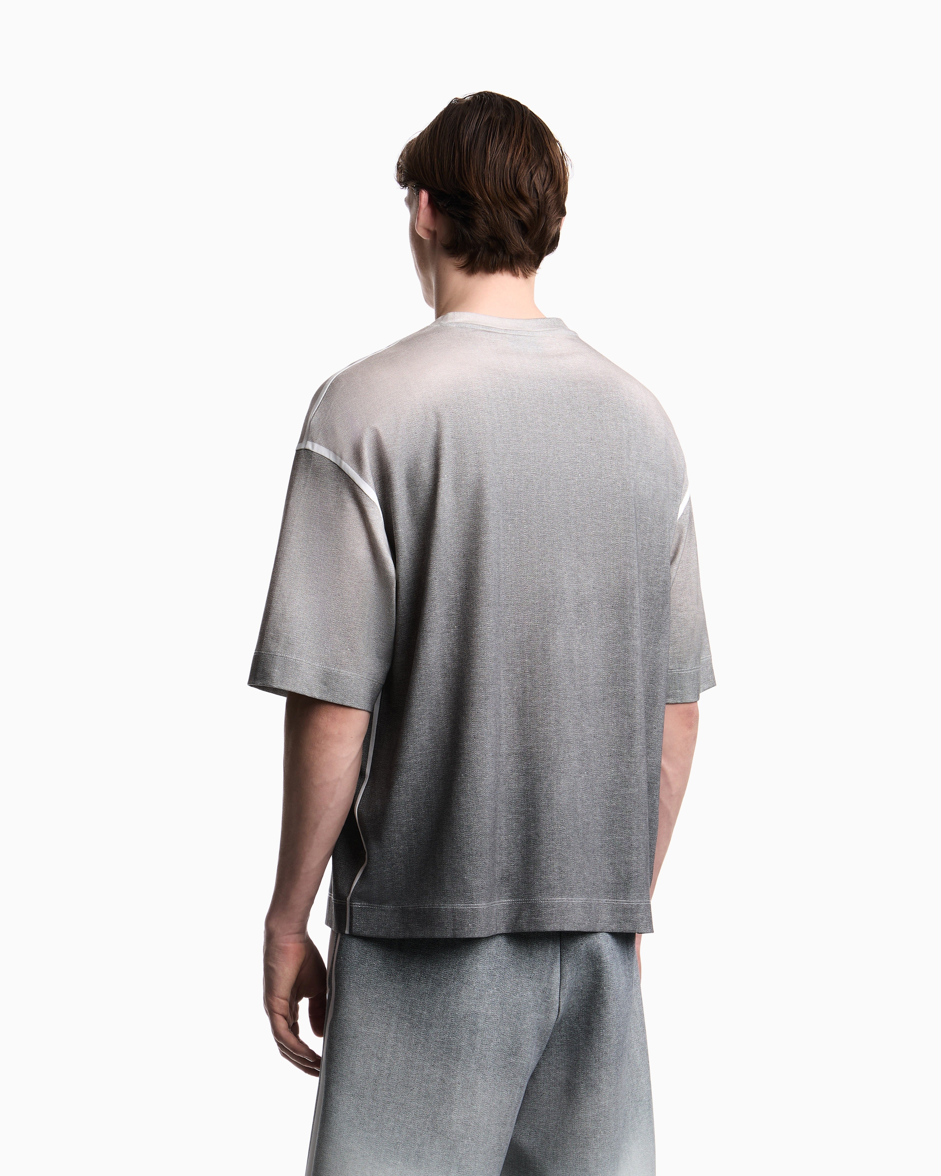 Emporio Armani T Shirt Em005255 Af10017 Grey Cinza_shot4