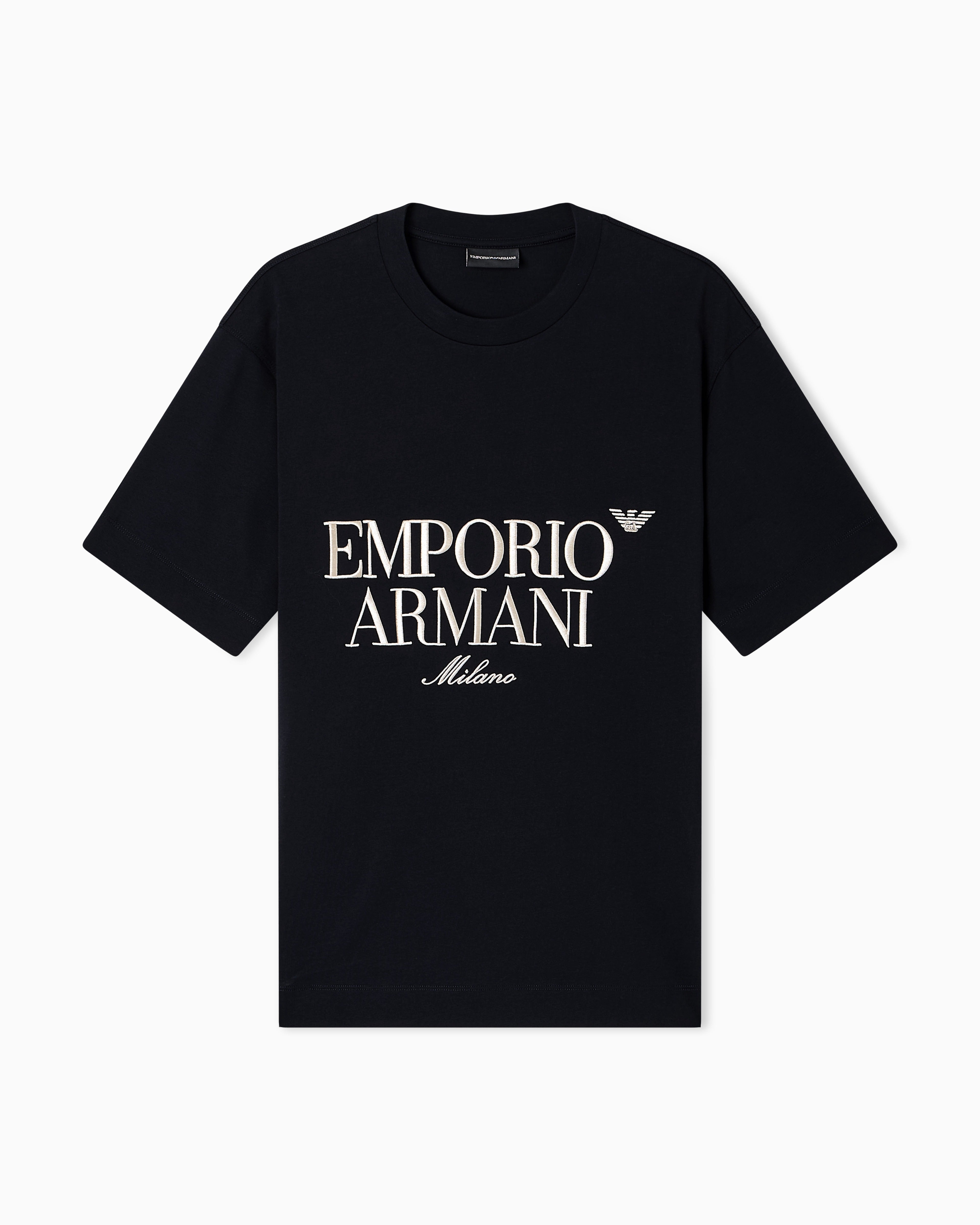 Emporio Armani T Shirt Em005359 Af13715 Navy Navy_shot1