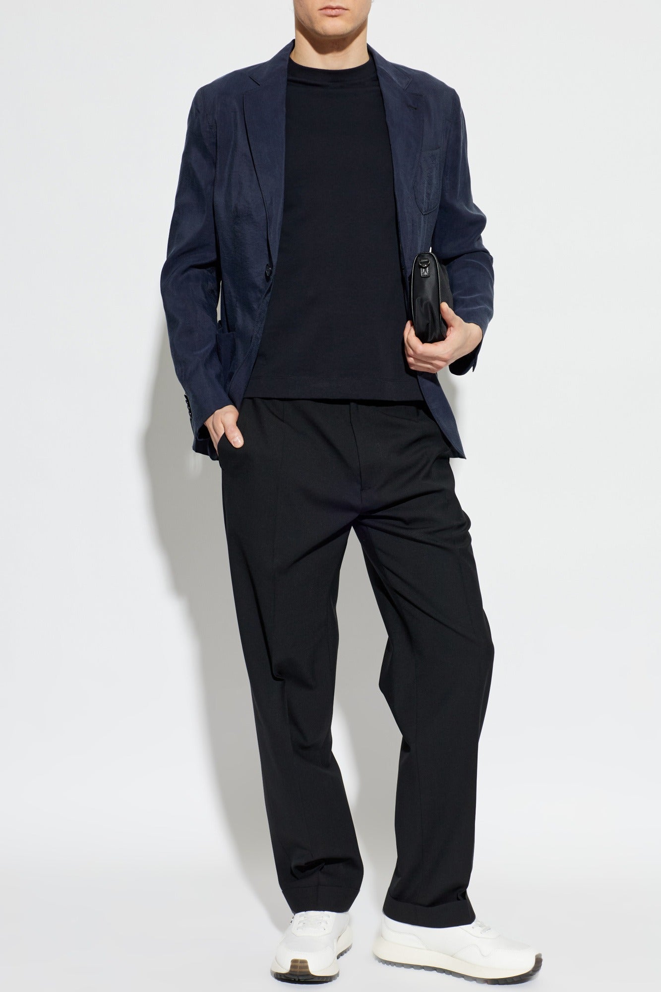 Emporio Armani T Shirt Em005396 Af13715 Navy Navy_shot2