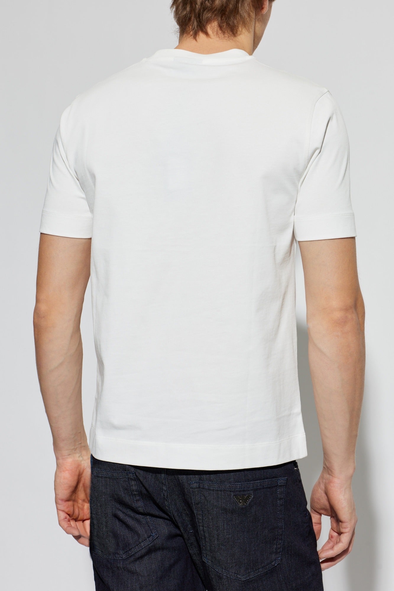 Emporio Armani T Shirt Em005396 Af13715 White Branco_shot4