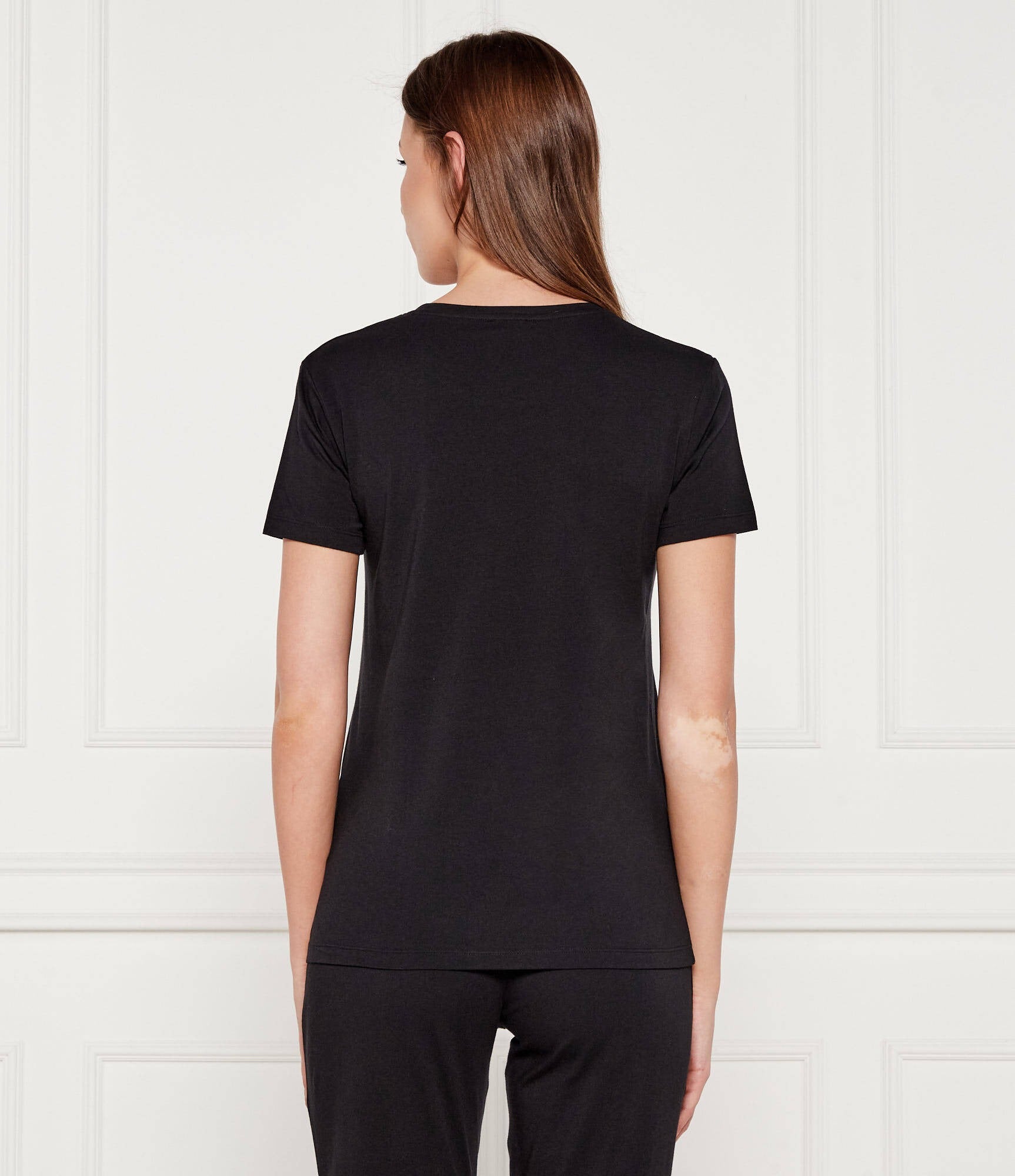 Emporio Armani T Shirt Ew000408 Af10881 Black Preto_shot3