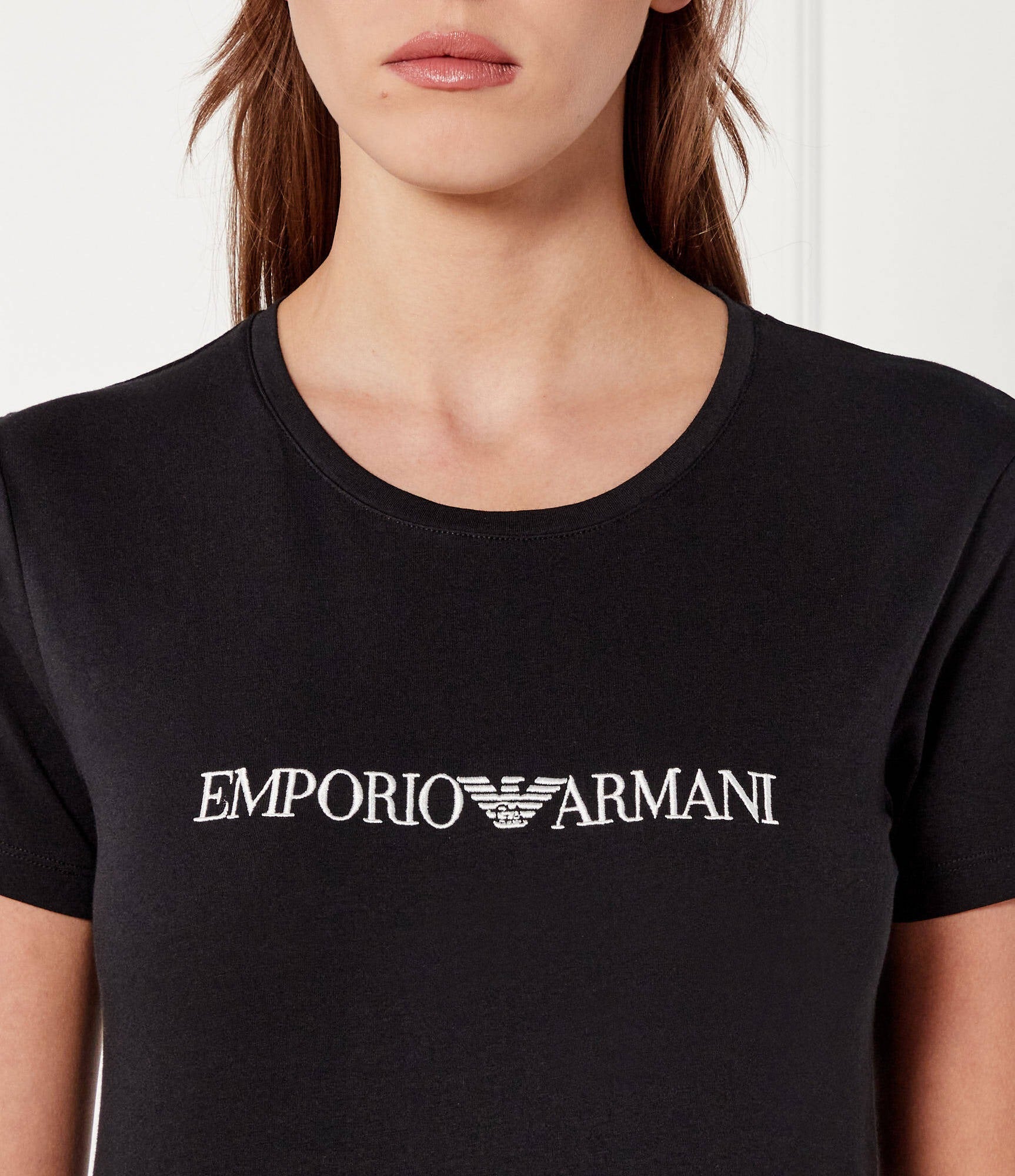 Emporio Armani T Shirt Ew000408 Af10881 Black Preto_shot4