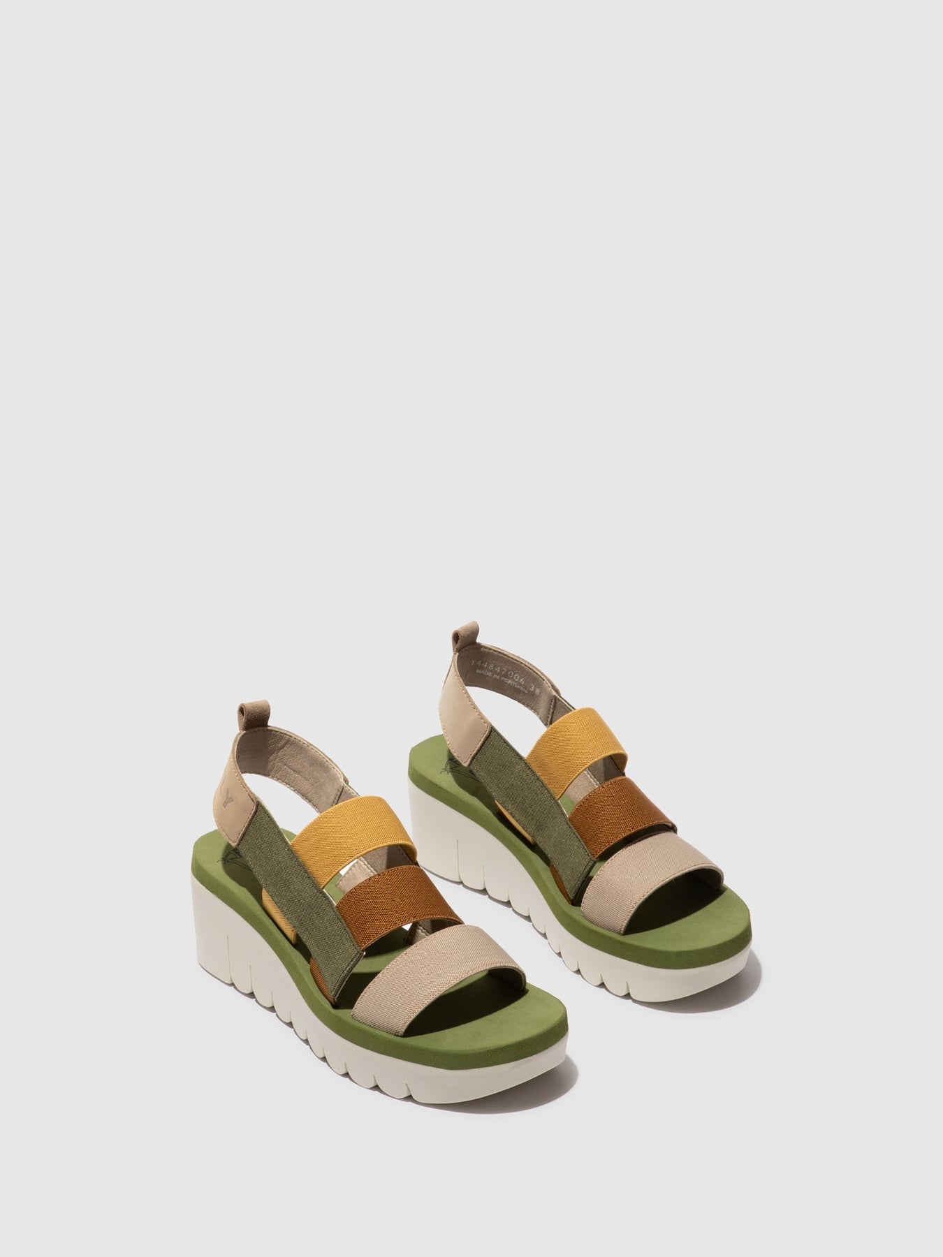 Fly London Sandalias Sandals Yyere847 Green Mult Verde Mult_shot2