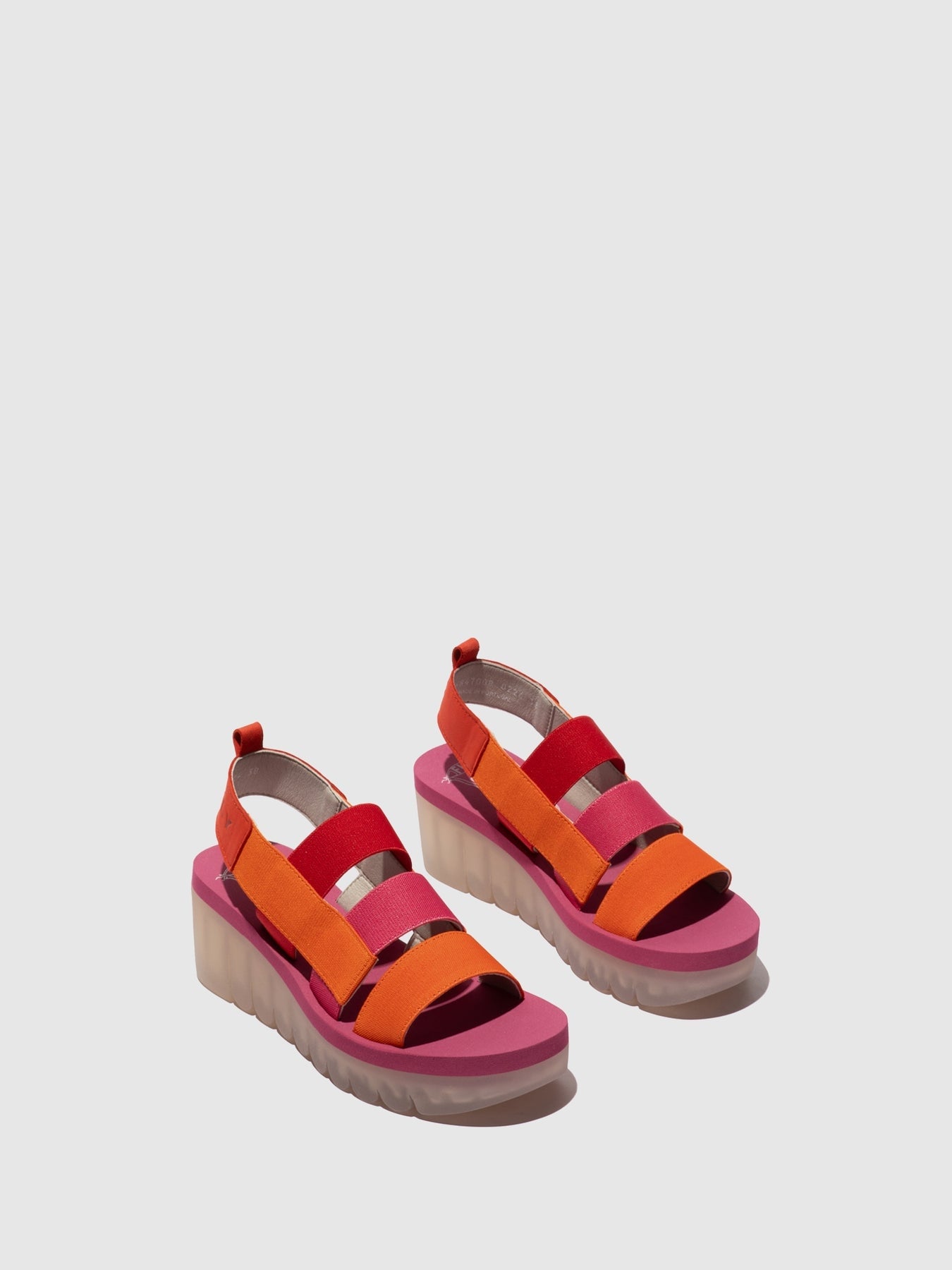 Fly London Sandalias Sandals Yyere847 Red Multi Vermelho Multicolor_shot2