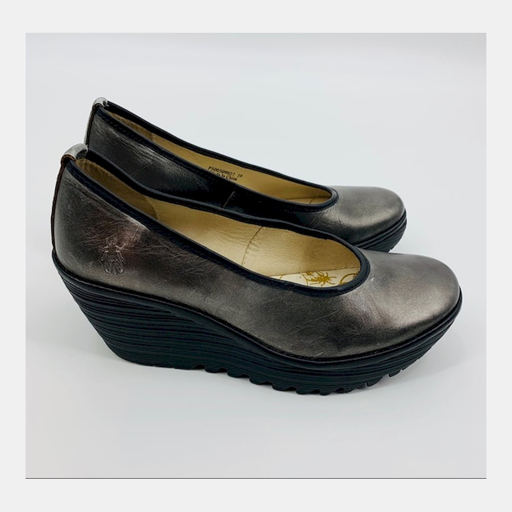 Fly London Sapatos Shoes Yalu Antik Silv Antik Silver Shot2
