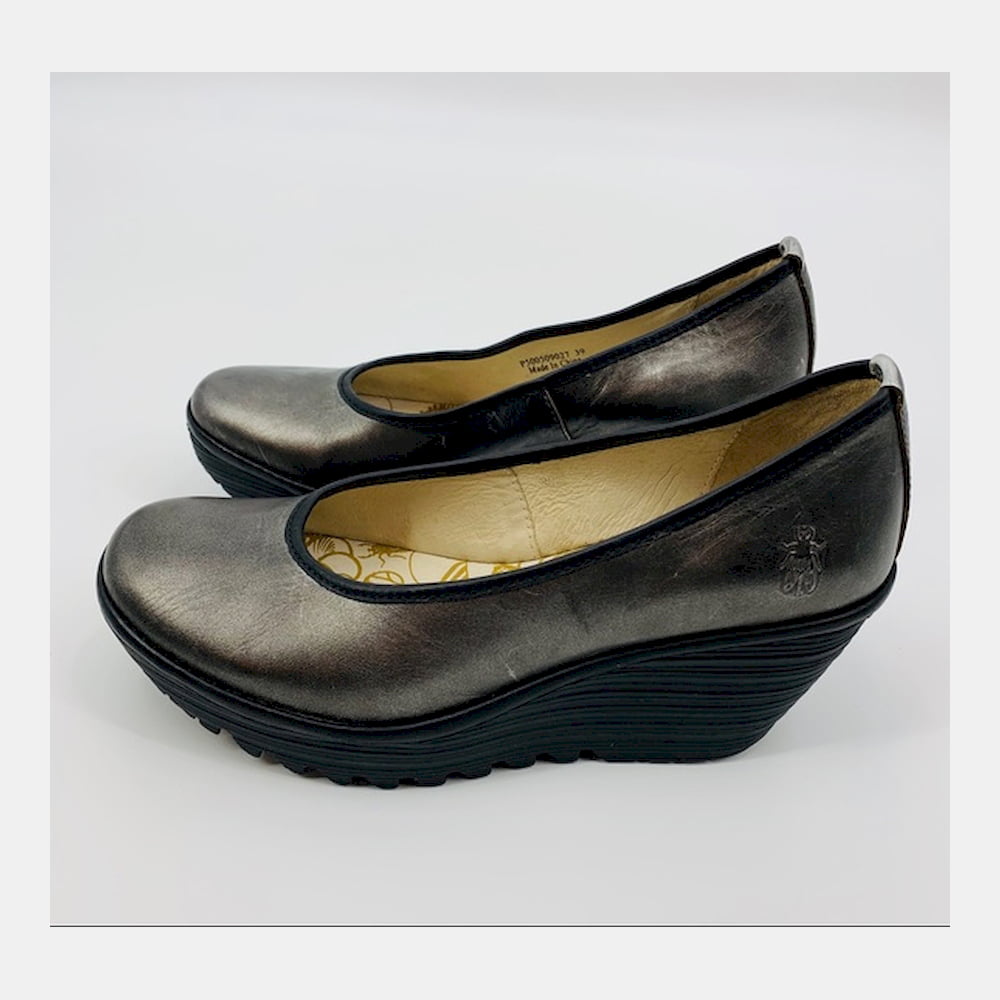 Fly London Sapatos Shoes Yalu Antik Silv Antik Silver Shot4